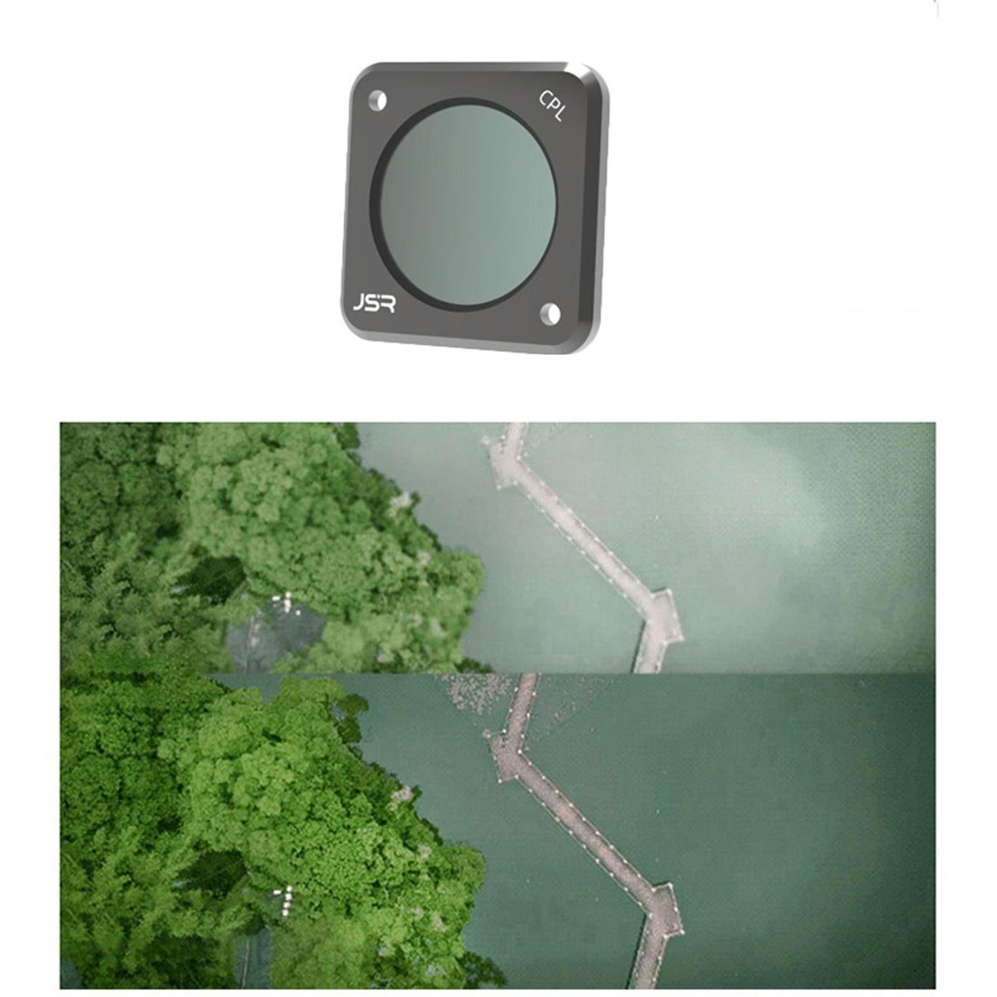 Filter Multi-Resistant Multi-Layer Coating for DJI Action 2 Camera Photos ND16PL