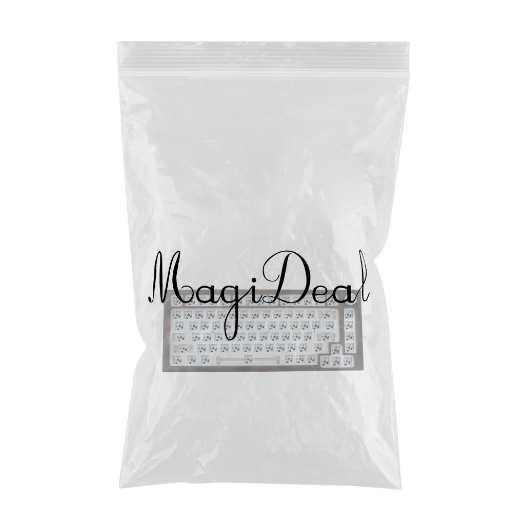 NT75 3/5pin hot swap Gasket mechanical keyboard DIY kit Smokey Black