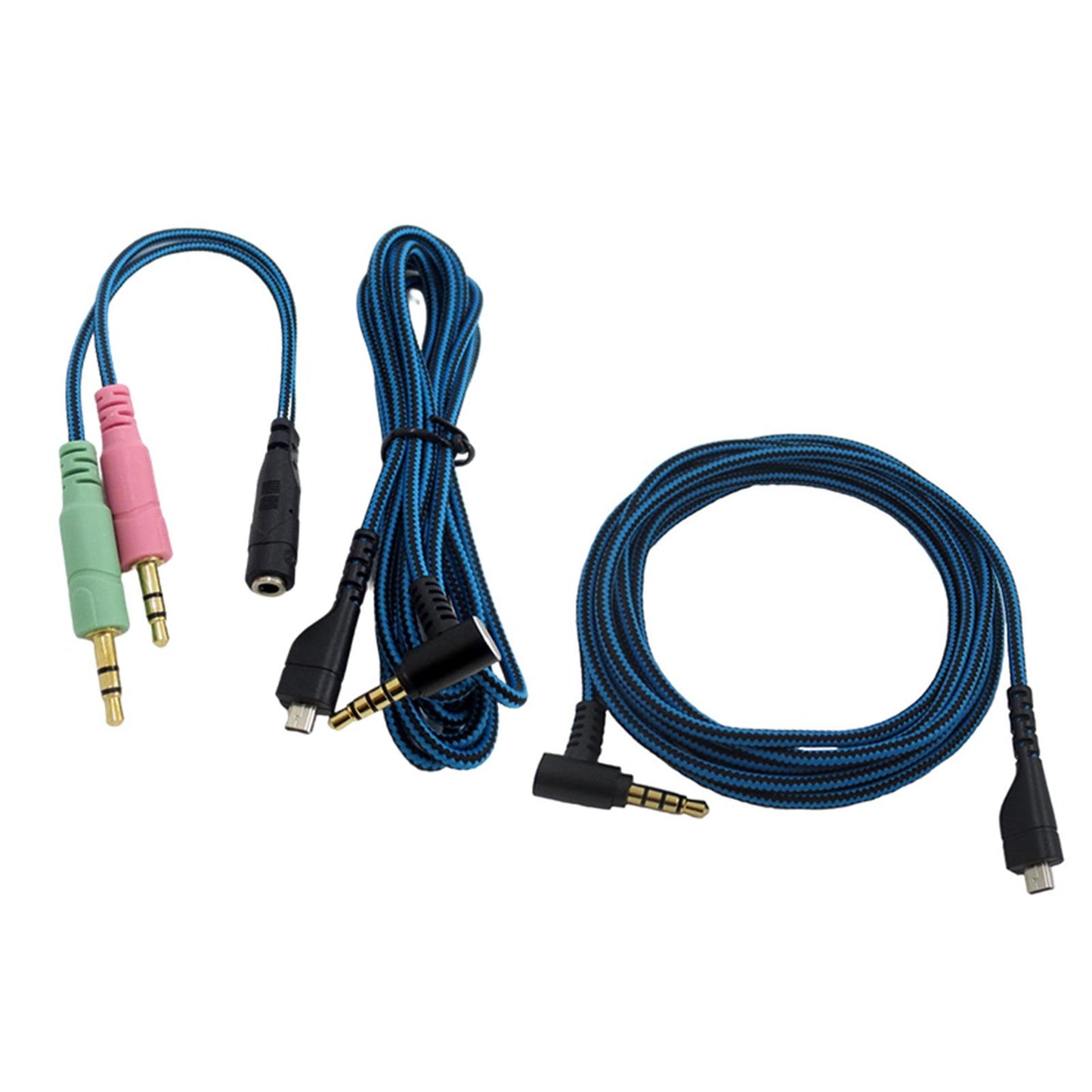 Stereo Audio Auxiliary Cable Adapter for Arctis 3 5 7 Speakers Amplifier A