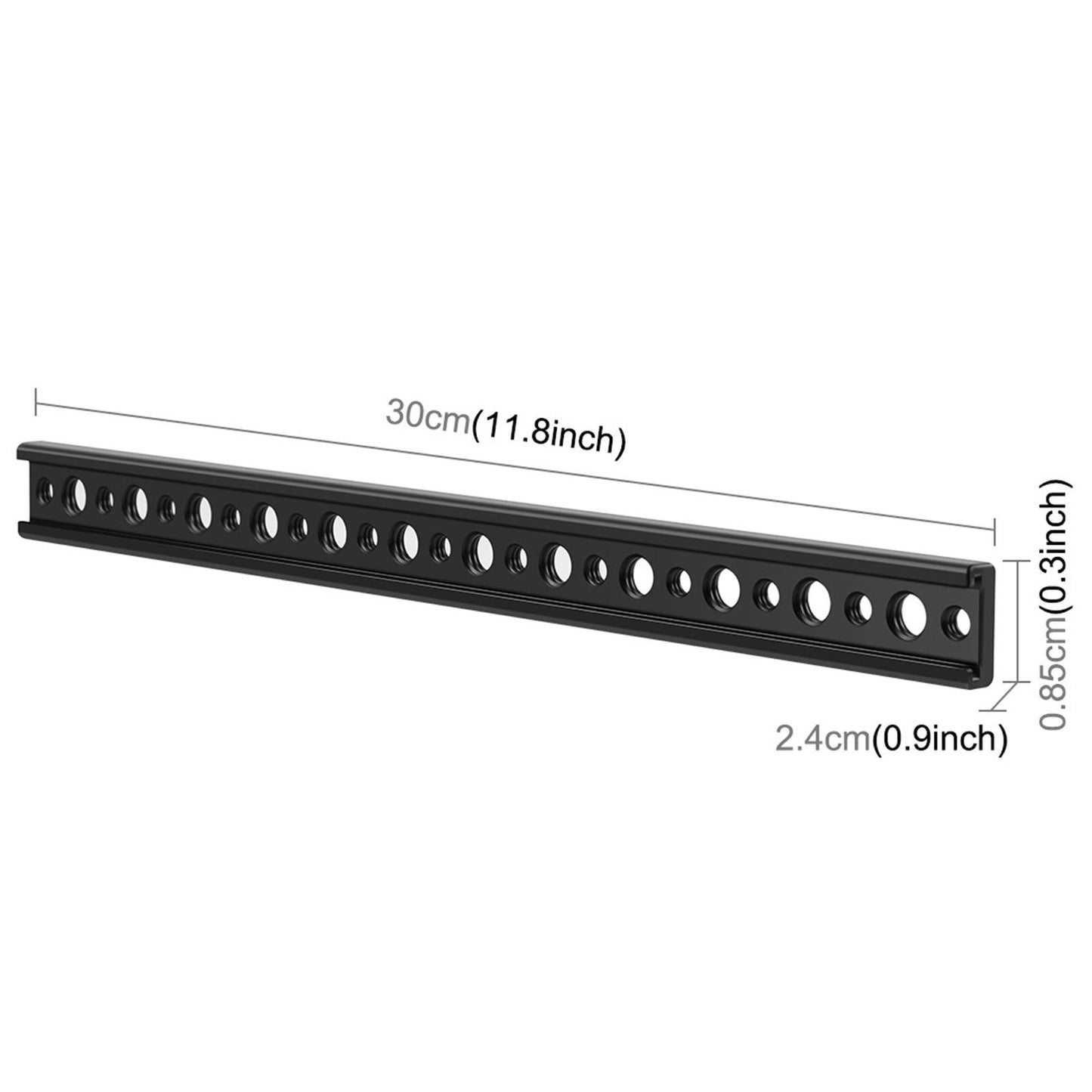 Cold Shoe Mount 1/4 3/8 Adapter Screw Holes for Microphone Gimbal Camera