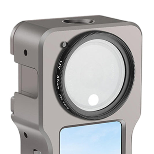 Protective Cage Anti-Scratch with Cold Shoe Camera for DJI Action 2 Gray