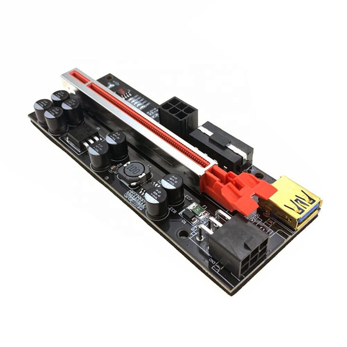 RISERS Card Ver009C Driver-Free for GPU Mining Cable red with light