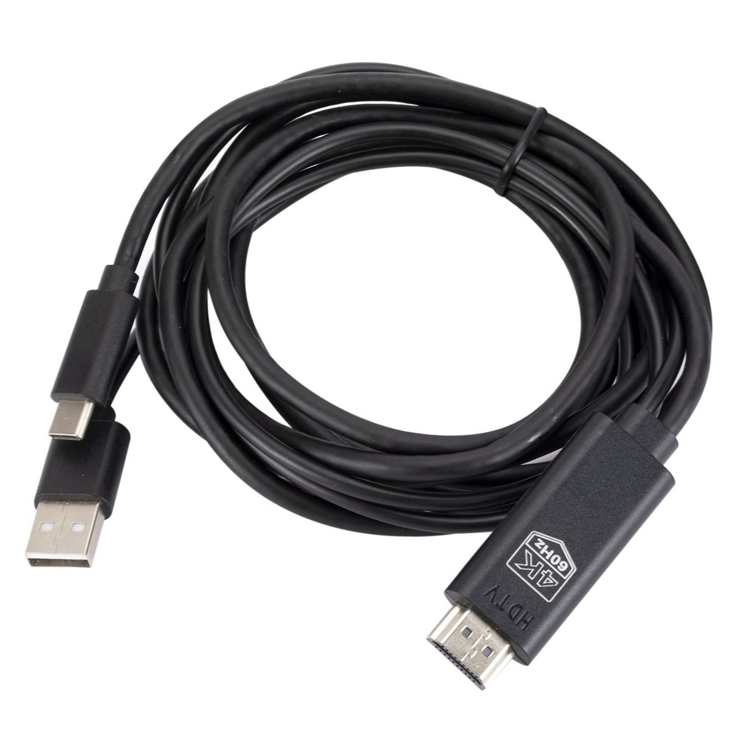 USB 3.1 to HDMI Adapter Cable HD Black for Video Mirroring Smartphones USB 3.1 USB