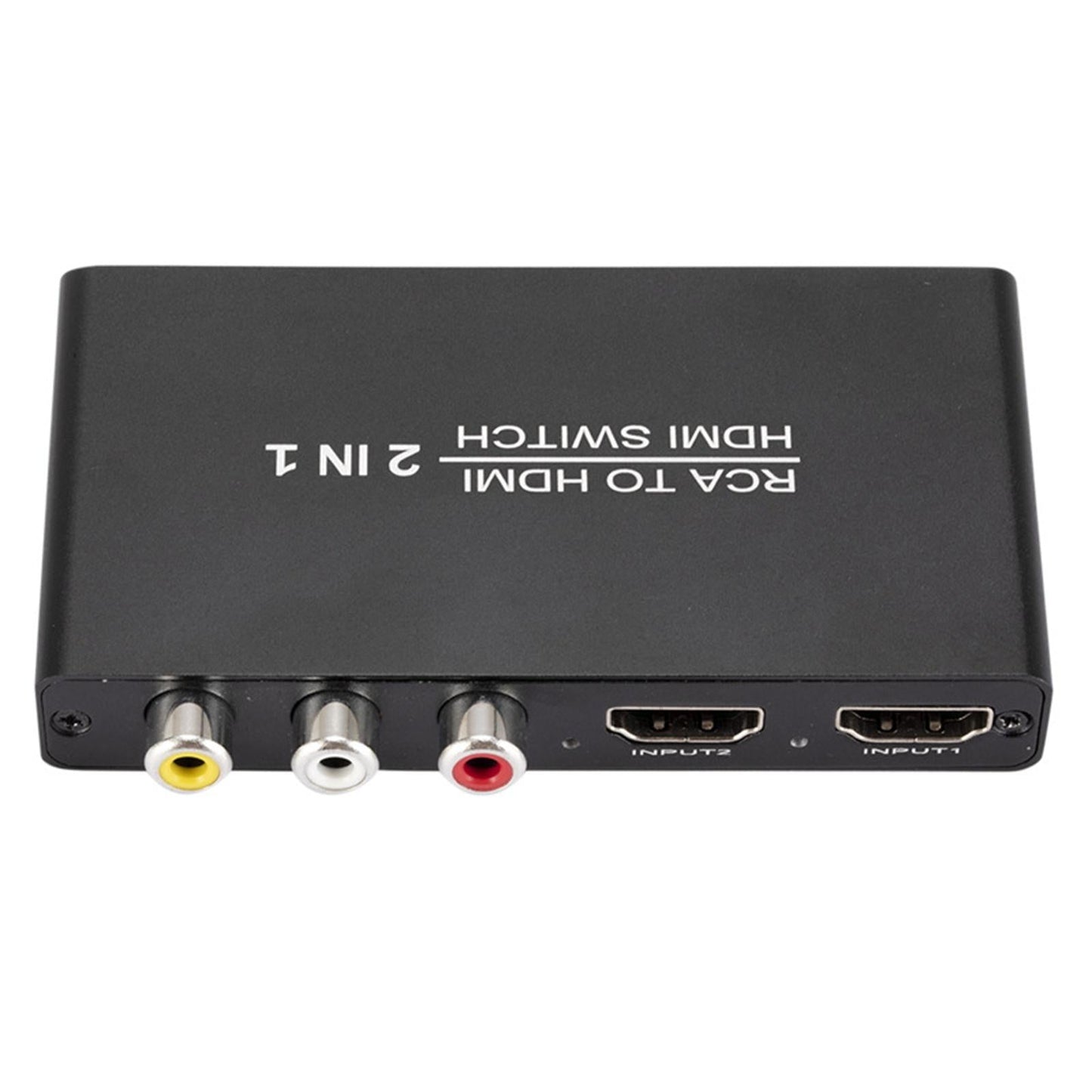 2 in 1 RCA to HDMI Converter HDMI Switch Portable 9.7x5.8x1.5cm Premium