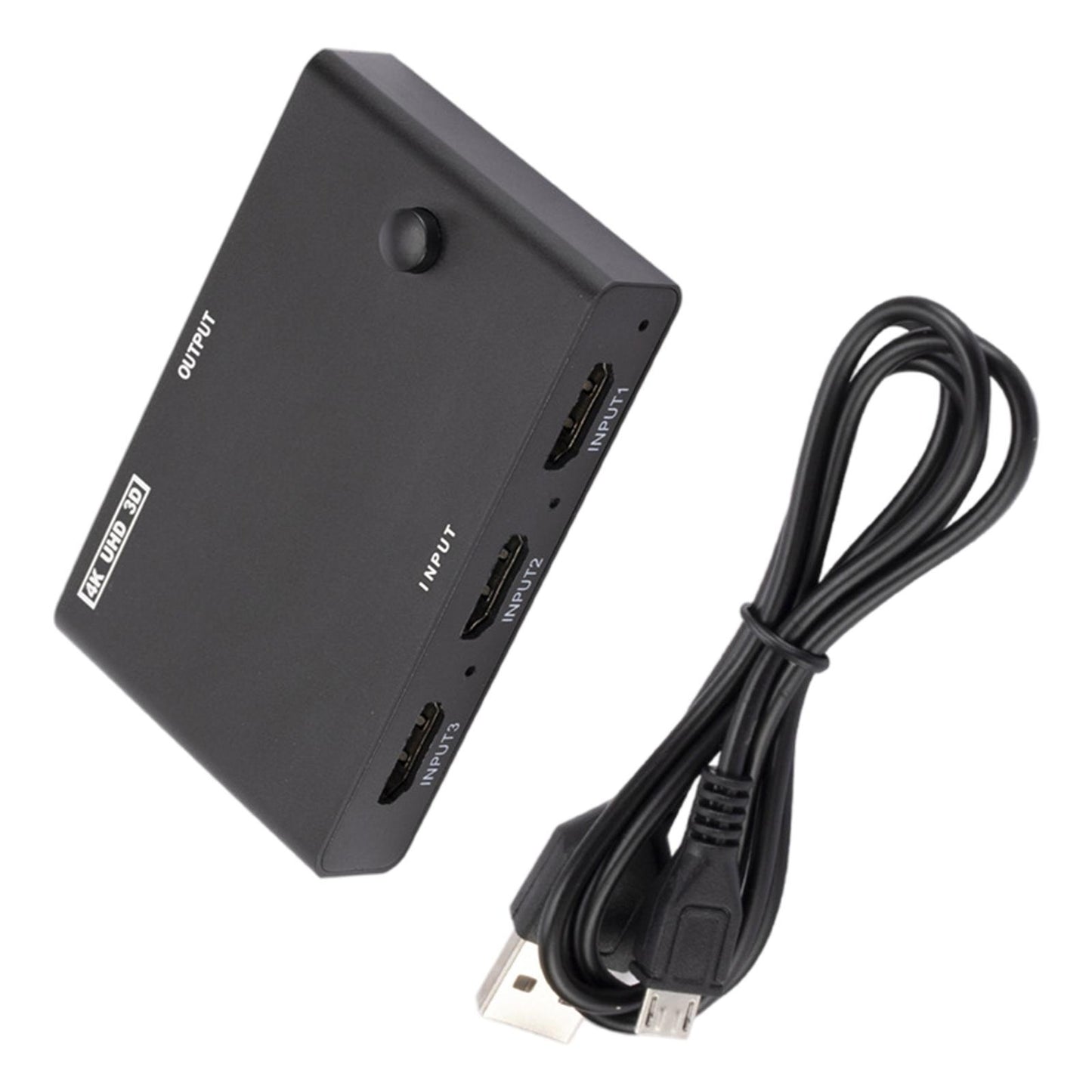 3 in 1 Out HDMI Switcher 4K 2K Fast Transmission Plug and Play for PC HDTV