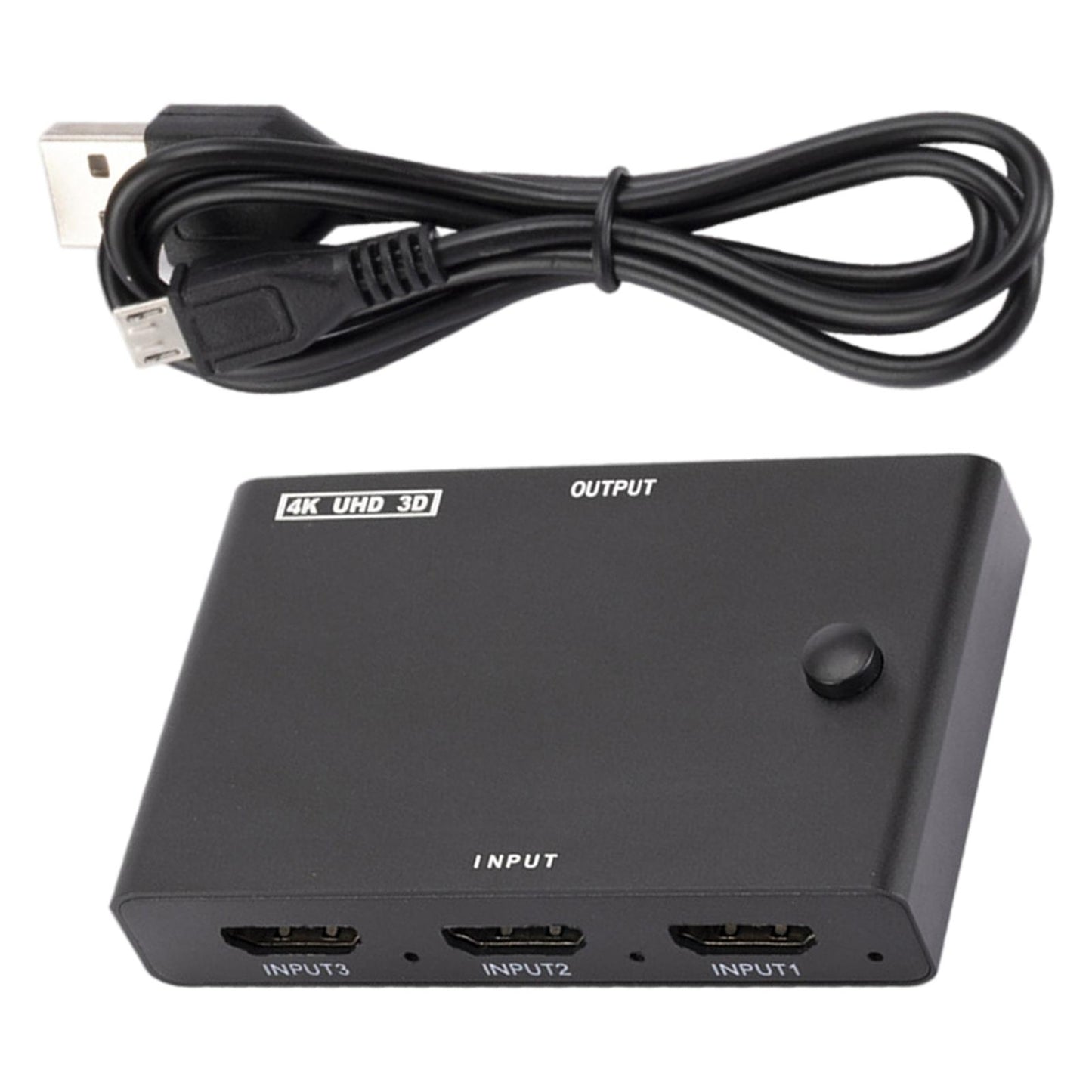 3 in 1 Out HDMI Switcher 4K 2K Fast Transmission Plug and Play for PC HDTV