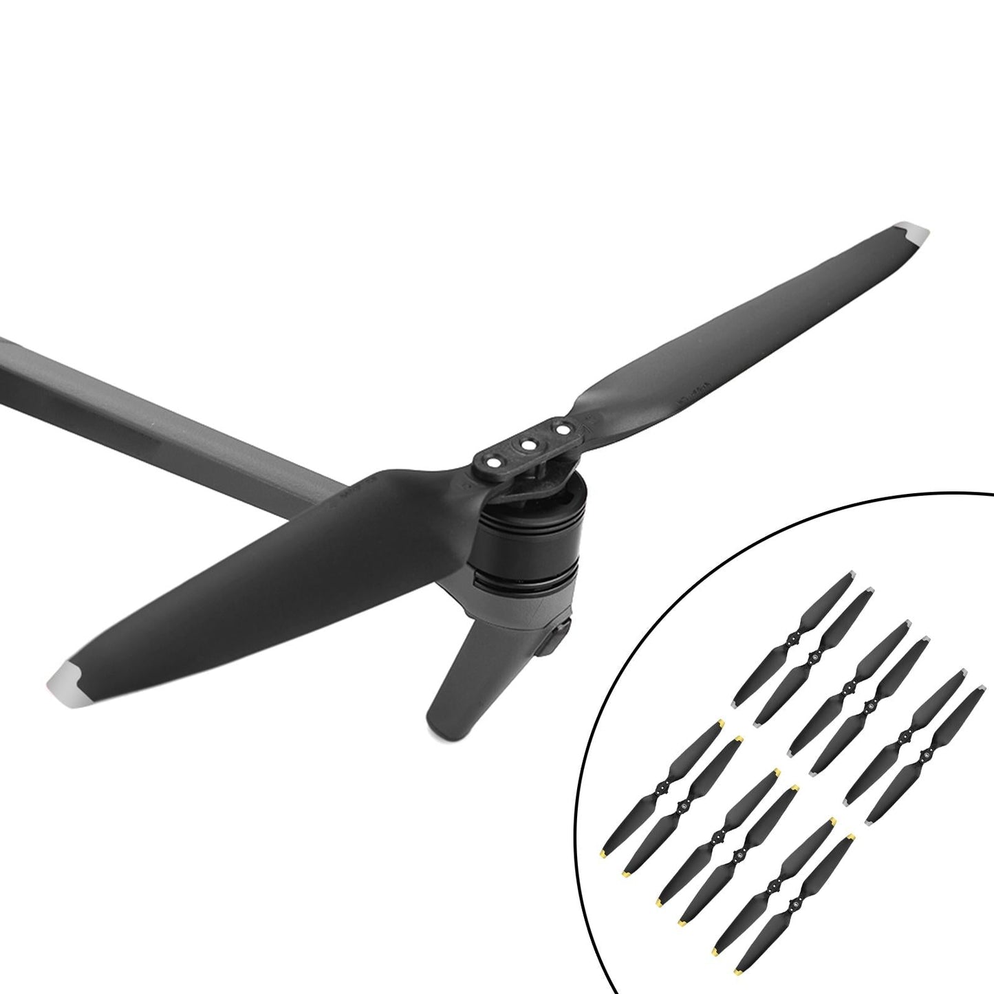 Drone Propellers Quiet  Accessory Drone 9453F for DJI Mavic 3 silver 1 pair