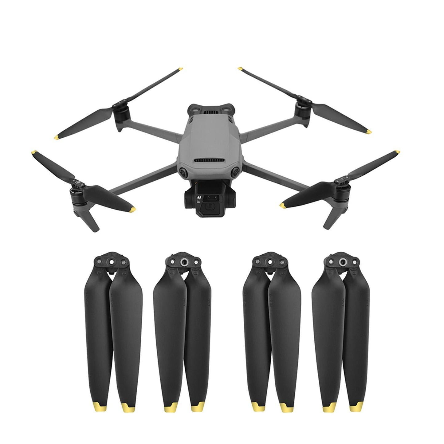 Drone Propellers Quiet  Accessory Drone 9453F for DJI Mavic 3 silver 2 pair