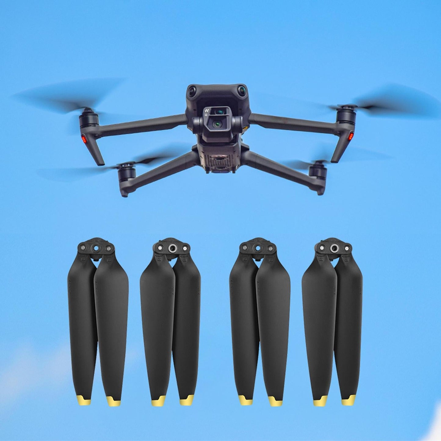 Drone Propellers Quiet  Accessory Drone 9453F for DJI Mavic 3 gold 1 pair