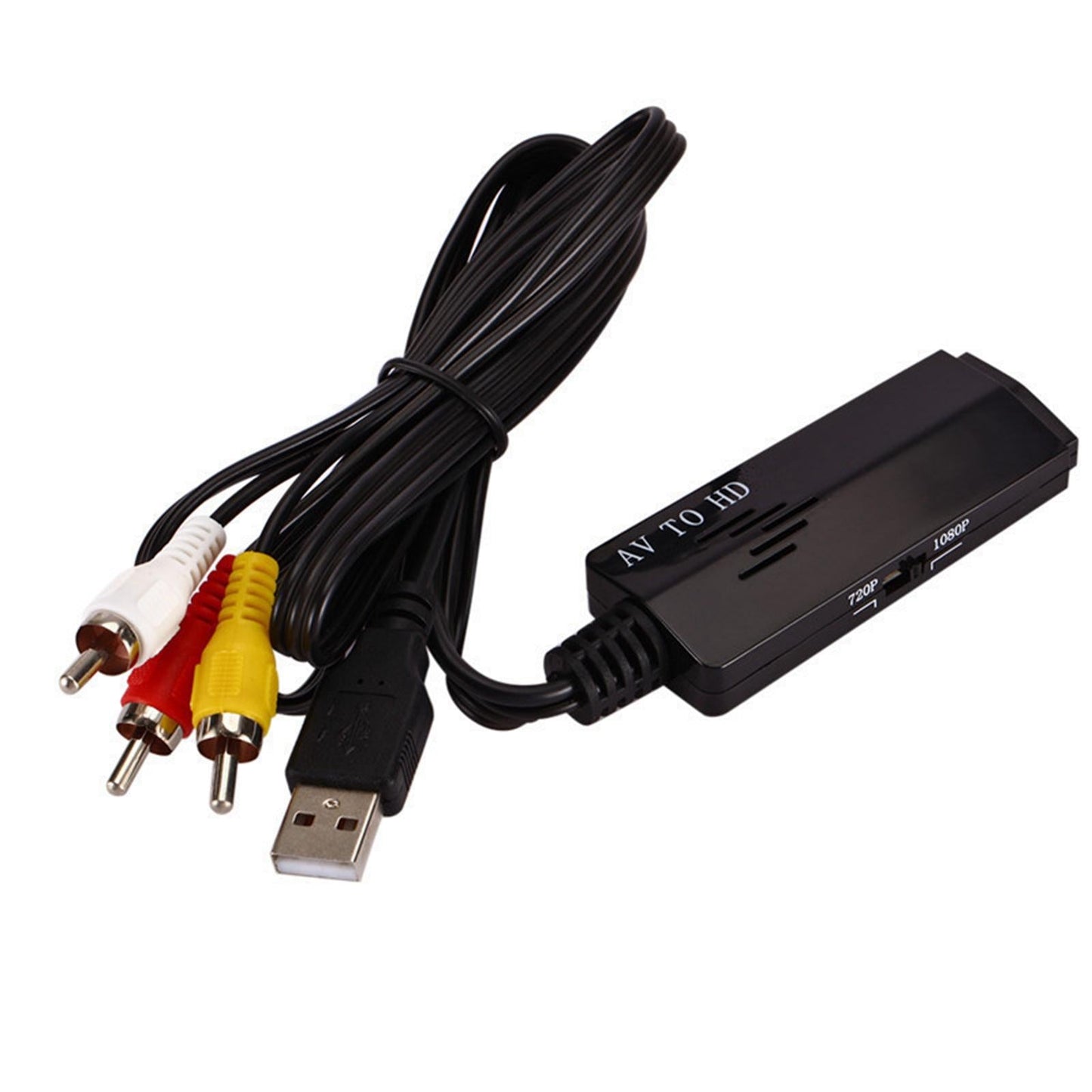 1PC Video Converter AV to HDMI Capture Device Small for Projector long line
