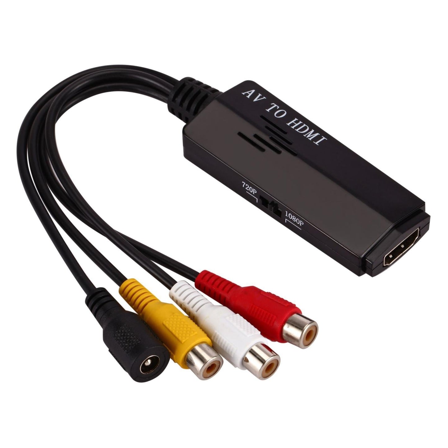1PC Video Converter AV to HDMI Capture Device Small for Projector short line