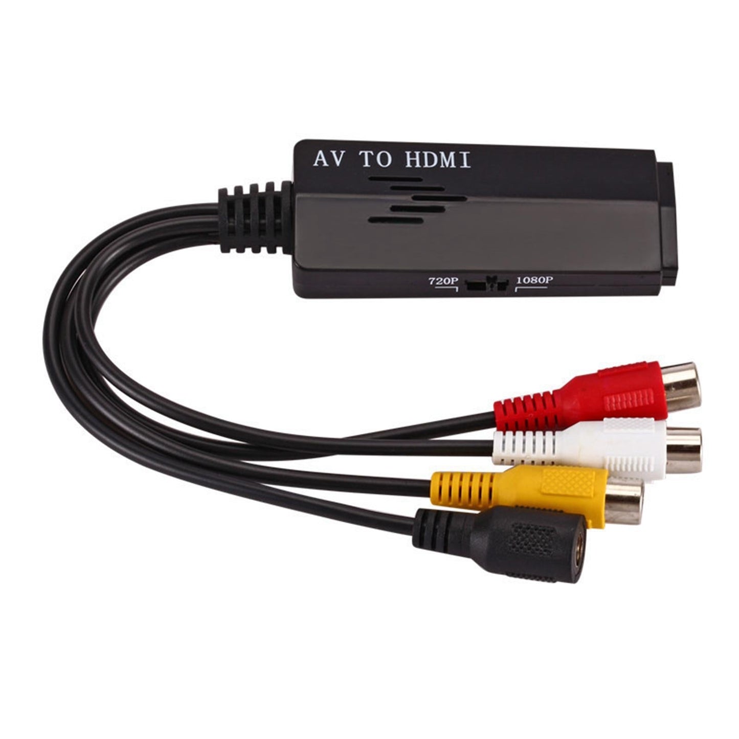 1PC Video Converter AV to HDMI Capture Device Small for Projector short line