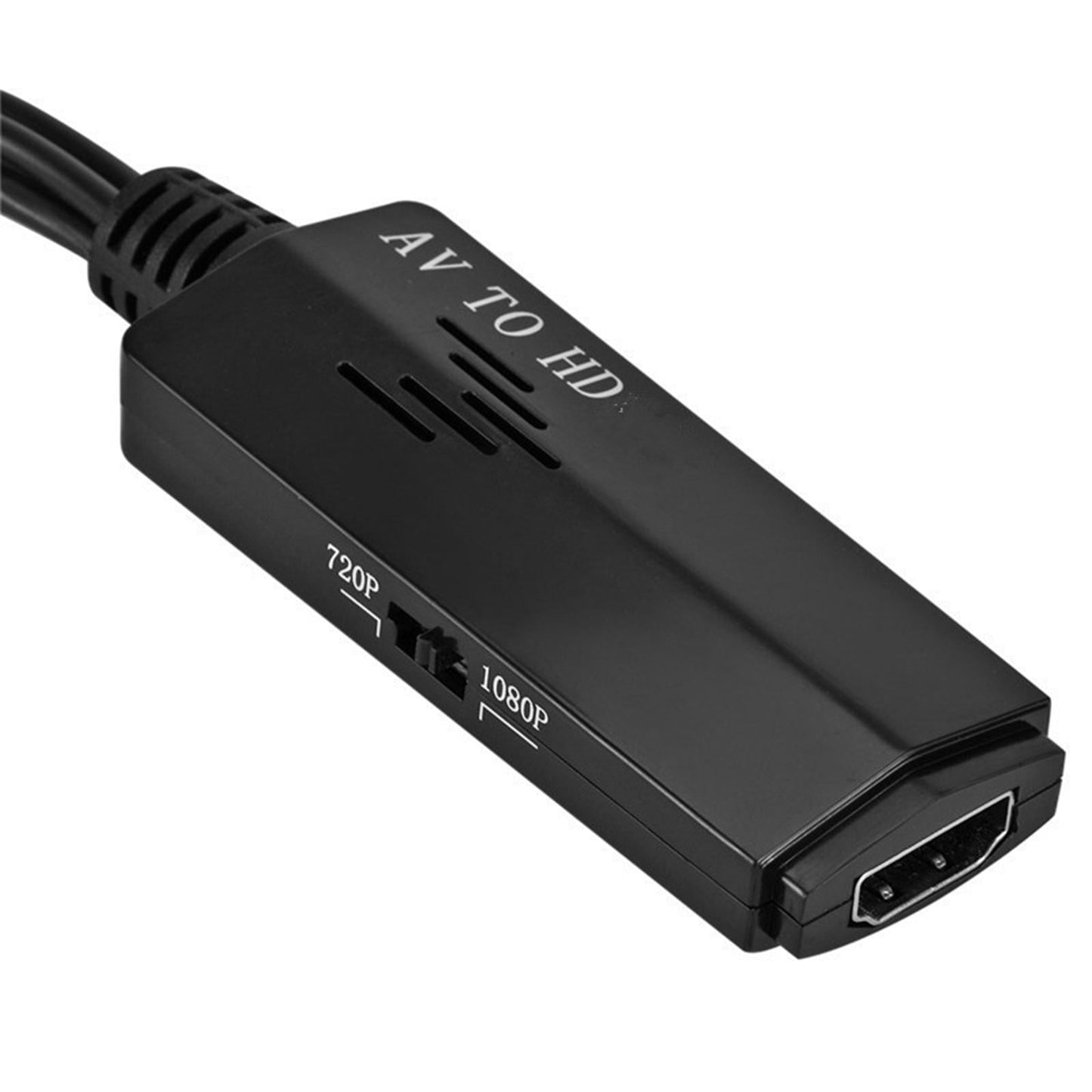1PC Video Converter AV to HDMI Capture Device Small for Projector short line