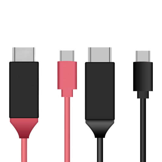 Type C to HDMI Cable Converter 4K HD Computer USB Adapter Ag9310  Red
