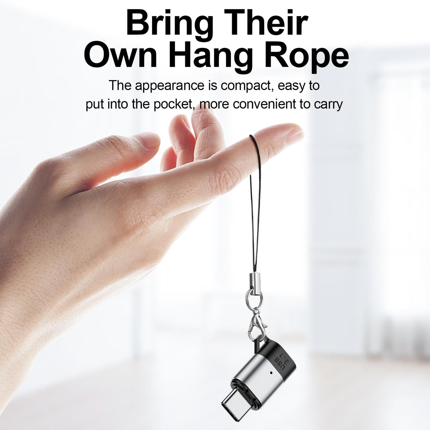 Charging Adapter Wide Use for Phone Straight magnetic   hole light