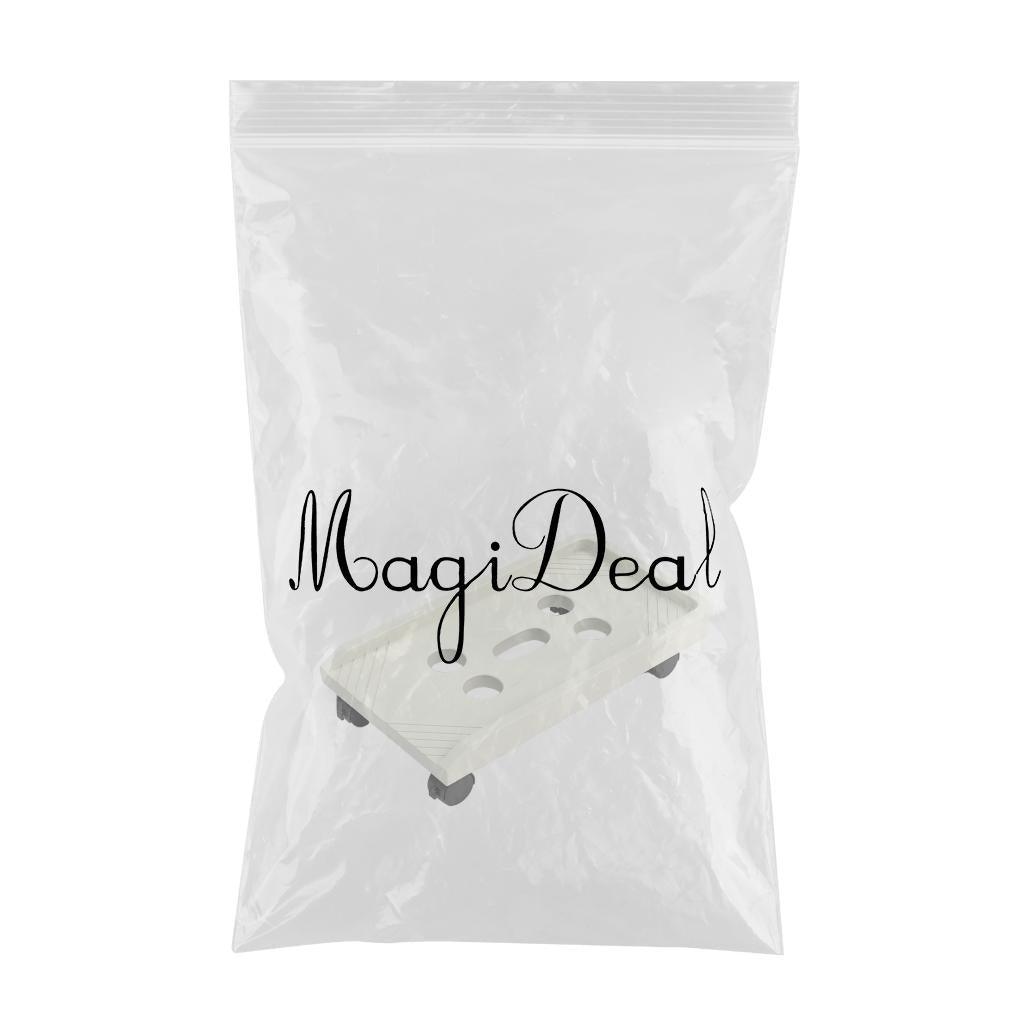 PC CPU Holder Stand Mobile with Wheels Cart for Office Home Under Desk Universal Apricot