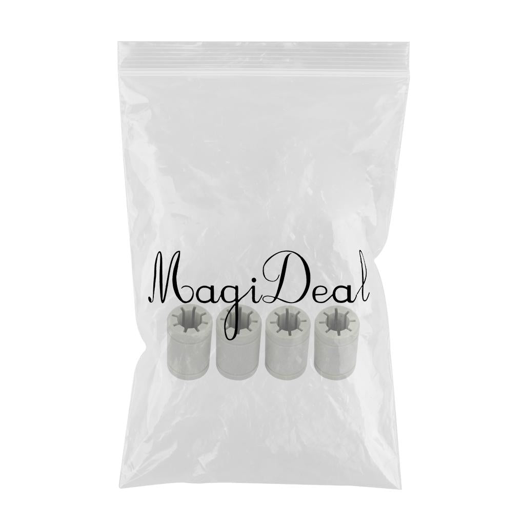 4x LM8Uu Bearing Shaft 8mm Gray Rjmp-01-08 Linear Bearing Printer Parts