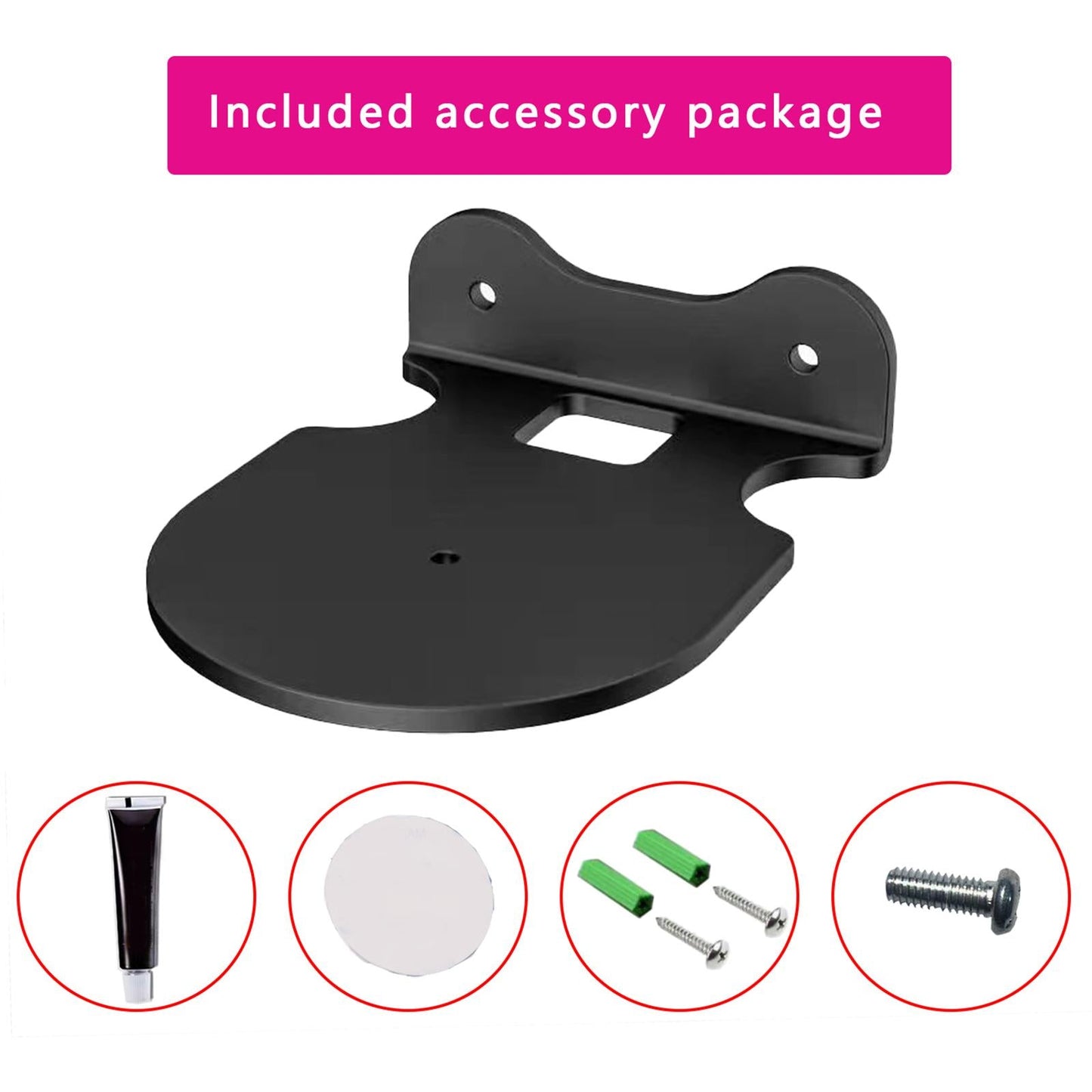 Wall Mount Shelf Holder for 4TH Generation Speakers Bathroom transparent