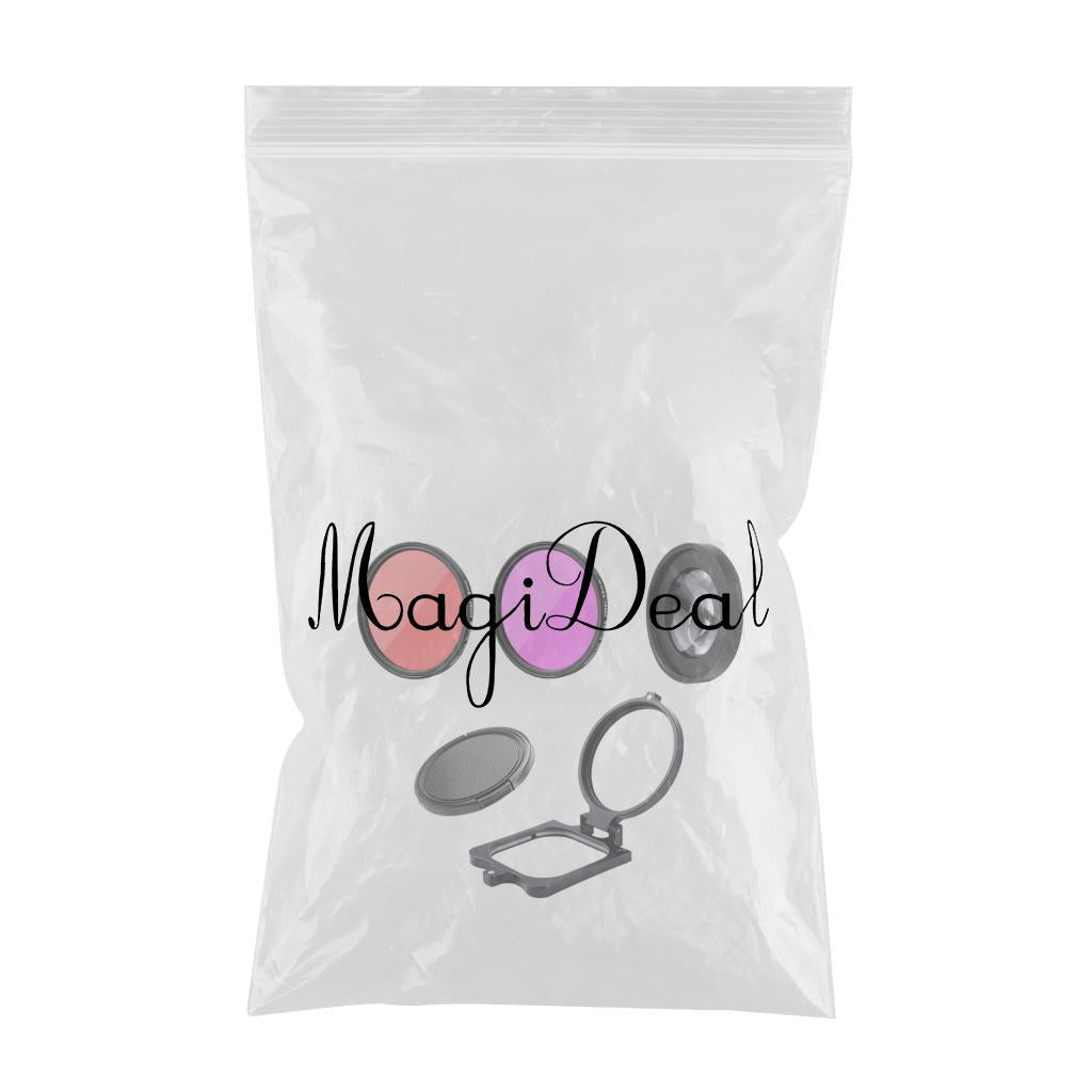 58mm Lens Filter Kit Set Purple Filter for Underwater Photo 5Pcs/Set Tool