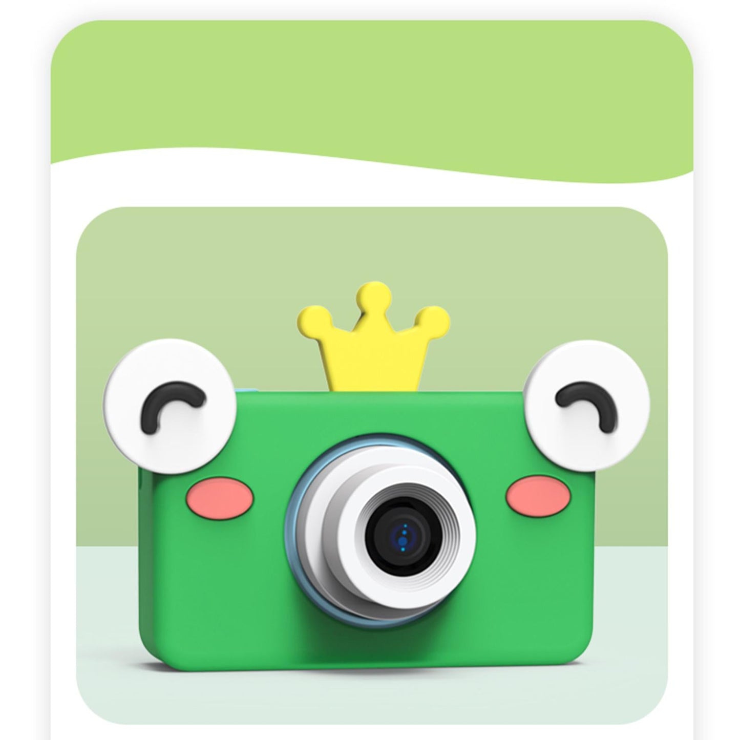Cute Silicone Cover for Kids Camera for Outdoor Play for Kids 3-8 Years Old Light Brown Deer