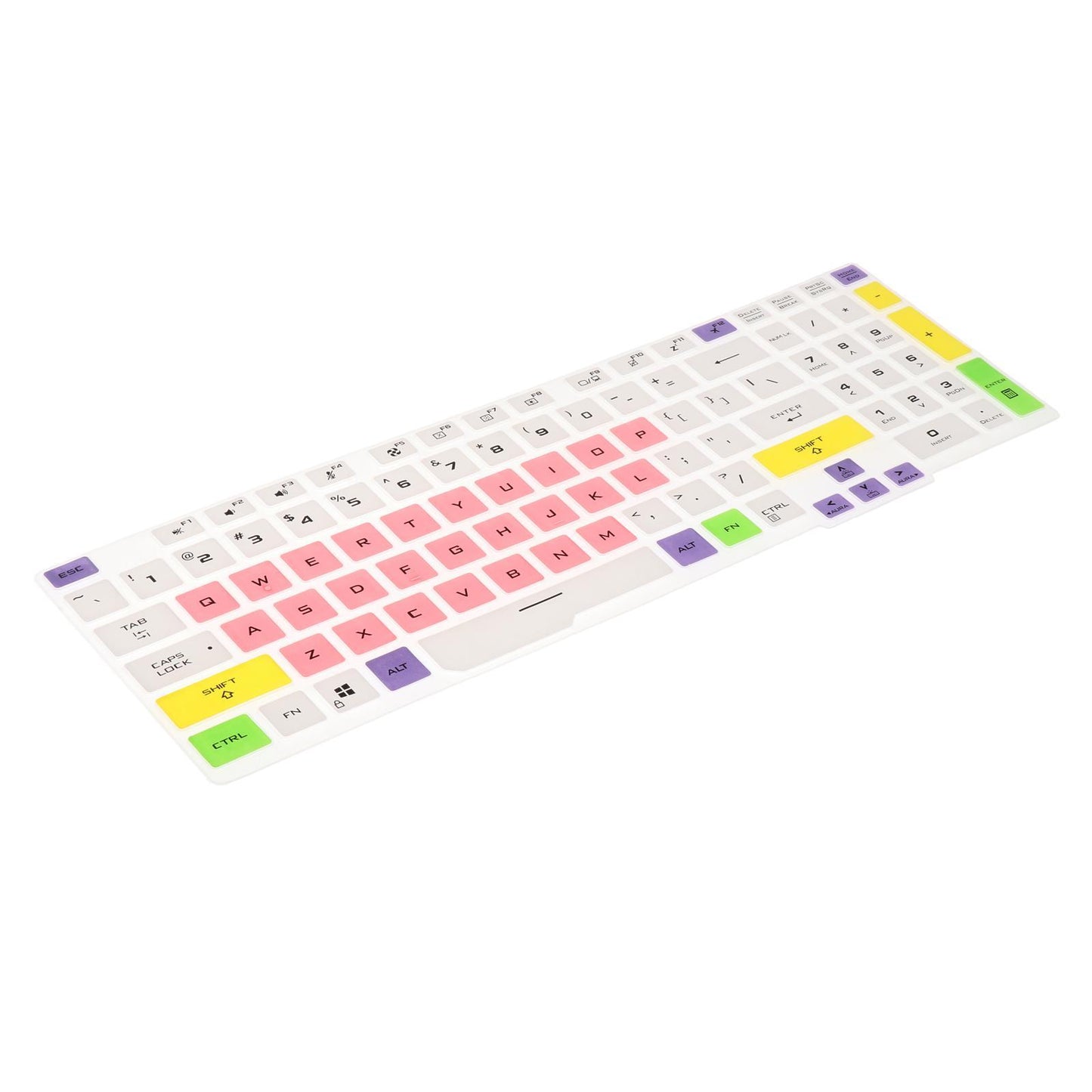 Keyboard Protector Skin Universal for ASUS TUF Gaming A15 Laptop Accessories Colorful Pink