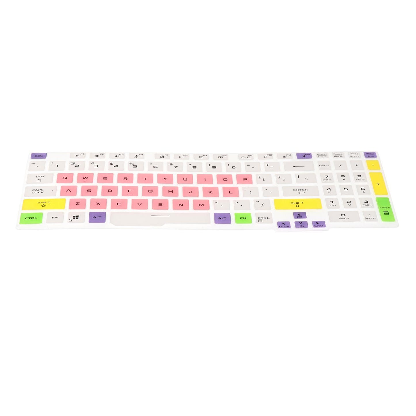 Keyboard Protector Skin Universal for ASUS TUF Gaming A15 Laptop Accessories Colorful Pink