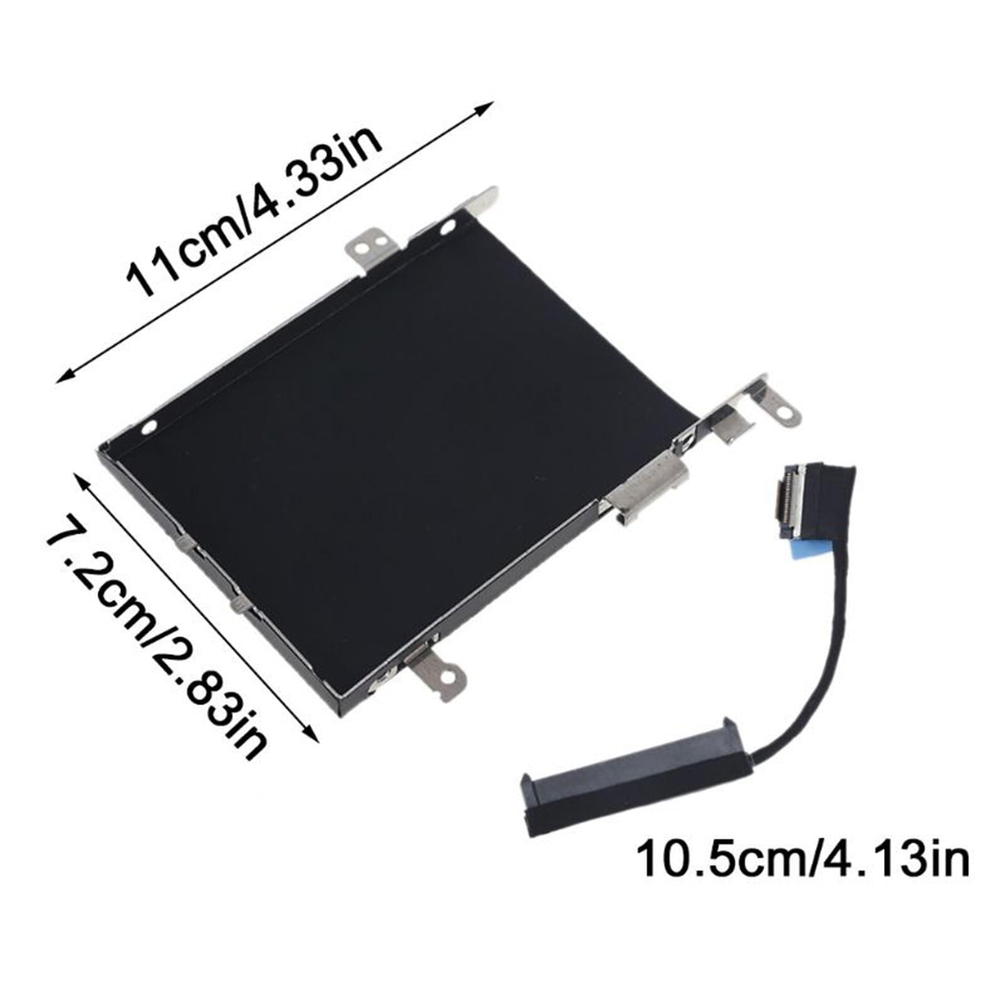 HDD Caddy Frame Bracket Enclosures Kit Alloy Plastic for Dell Latitude E5570