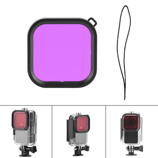 Diving Camera Filter Enhances Colors 3 Colors for DJI Action 2 Accessories Purple