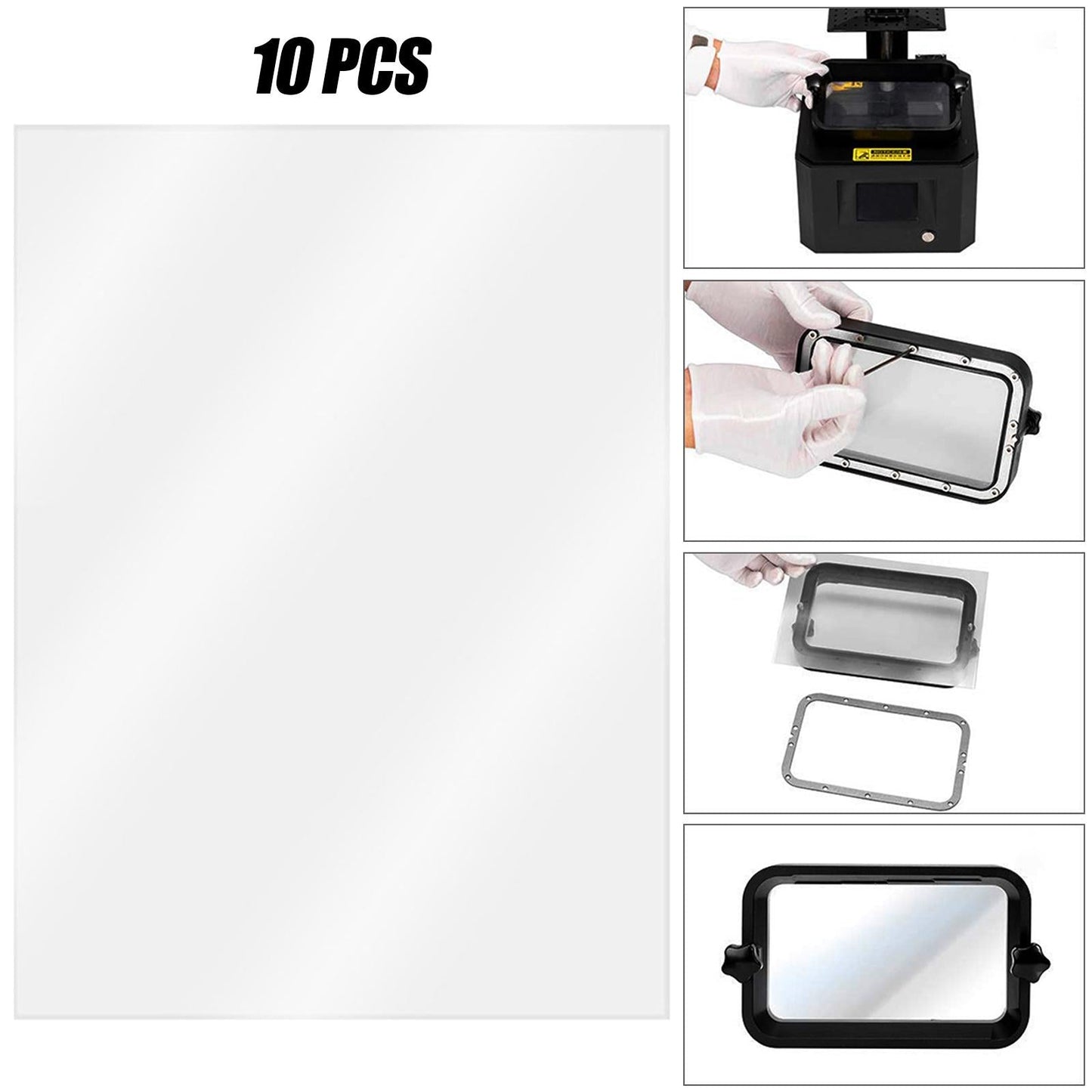 FEP Release Film High Transmittance 280x200mm for DLP Photon Printer 10Pcs