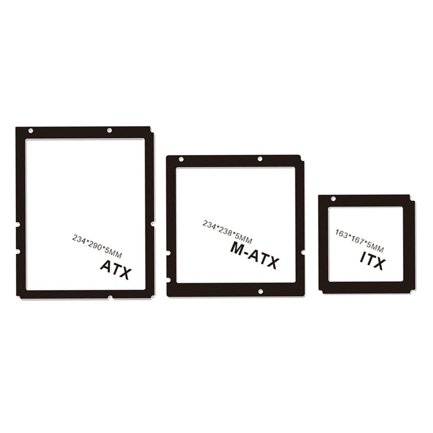 Back Light 5V ATX RGB Backplate for ATX Mainboard Decor Lamp Strip  Medium