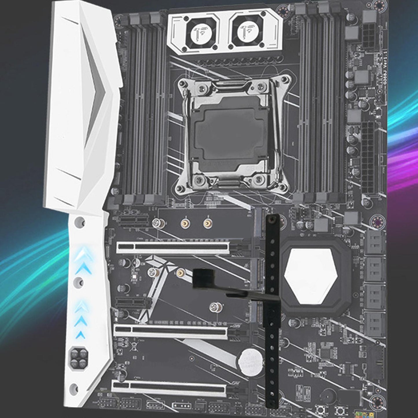 Computer Graphics Card GPU Holder Adjustable Tool-Free Screw-On for ATX
