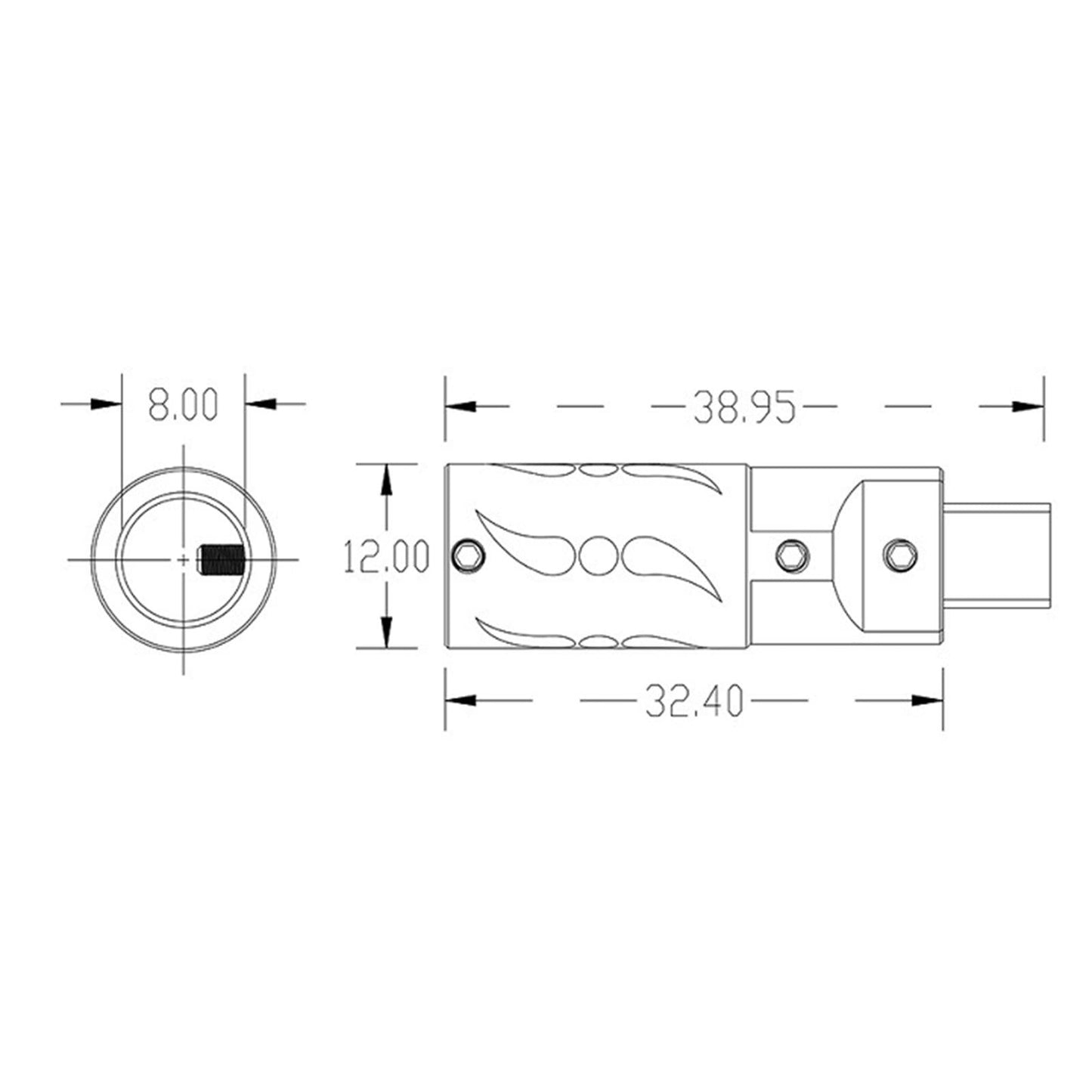 Mini Male Jack Connector Adapter Adapter Port for Mobile Phone Computer