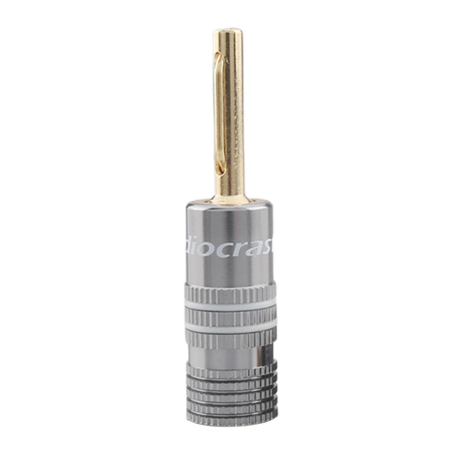 Gold Plated 4mm Banana Plug Speaker Cable Adapter Terminal Connectors