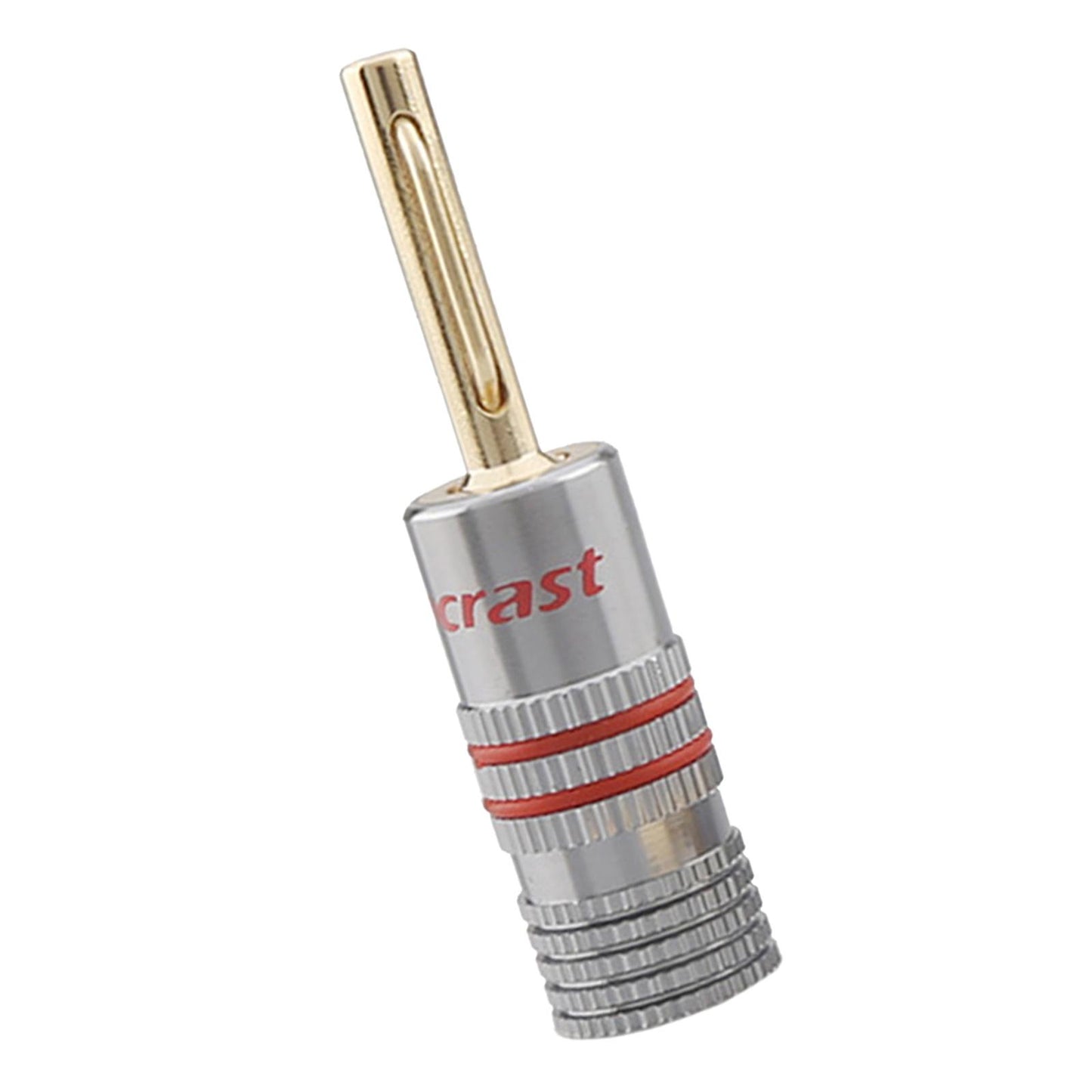 Gold Plated 4mm Banana Plug Speaker Cable Adapter Terminal Connectors