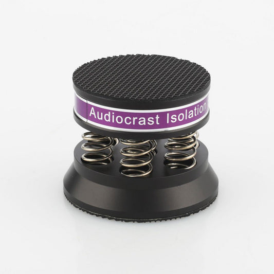 Aluminum HiFi Audio Stand Feet Adjustable Speaker Record Player Black 1Pc