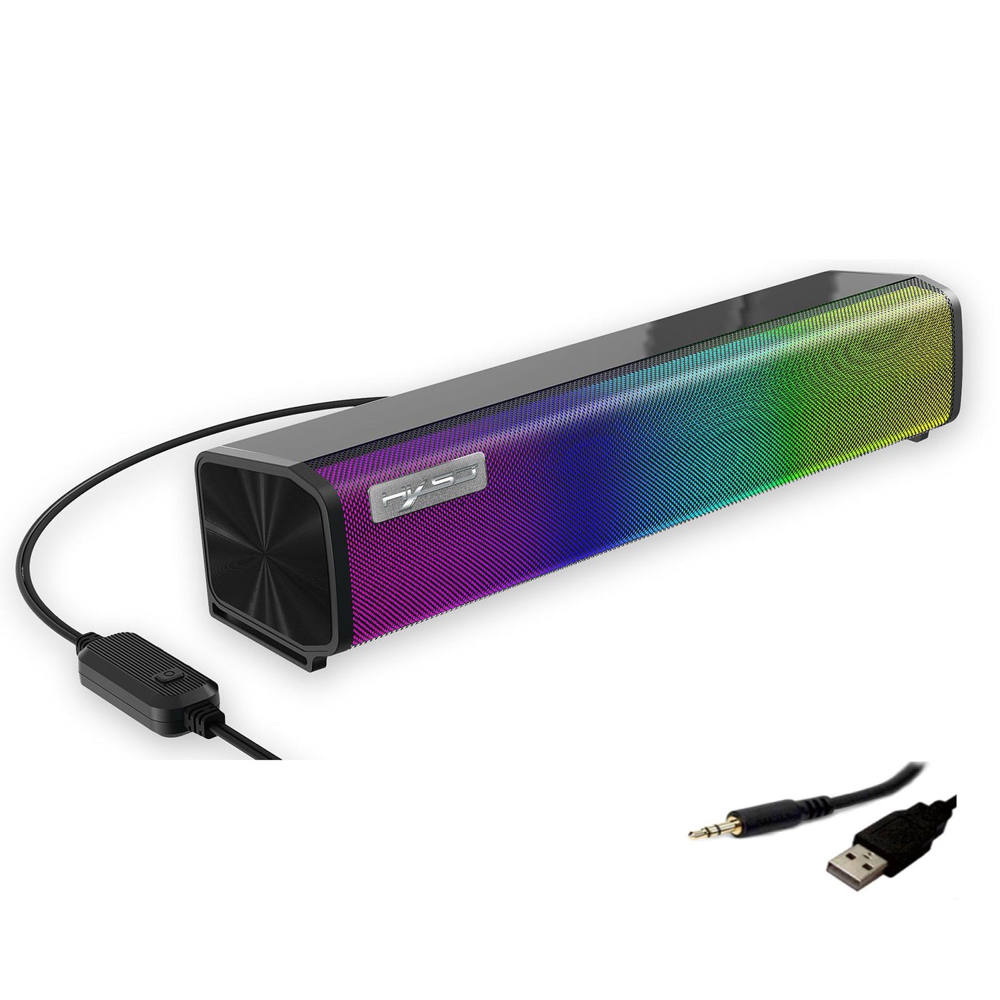 Wired Computer Speaker Usb-Powered 3D Surround for Tablets Projector Desktop