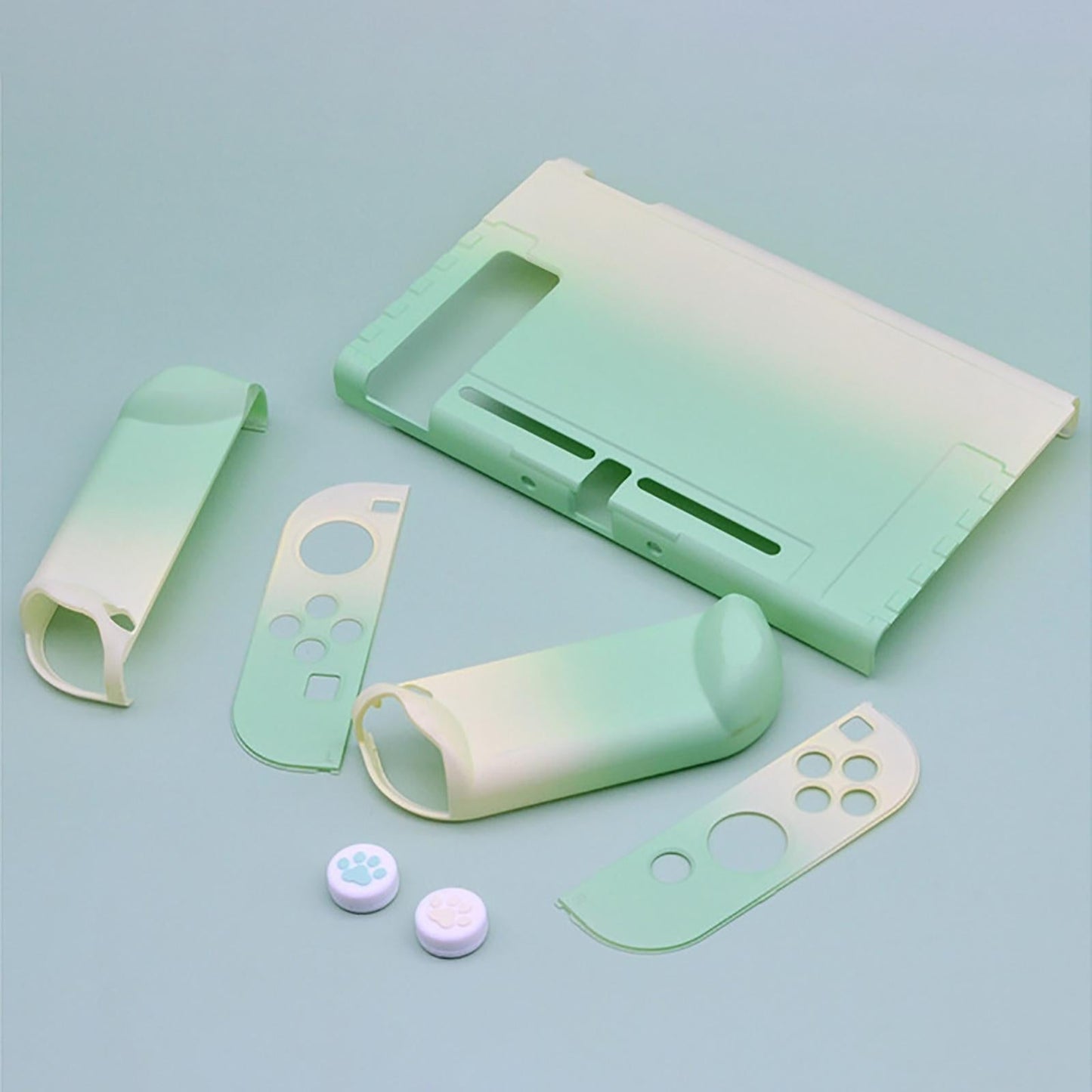 For Nintendo Switch OLED Protective Case Hard Cover Console Joy-Con Shell Green