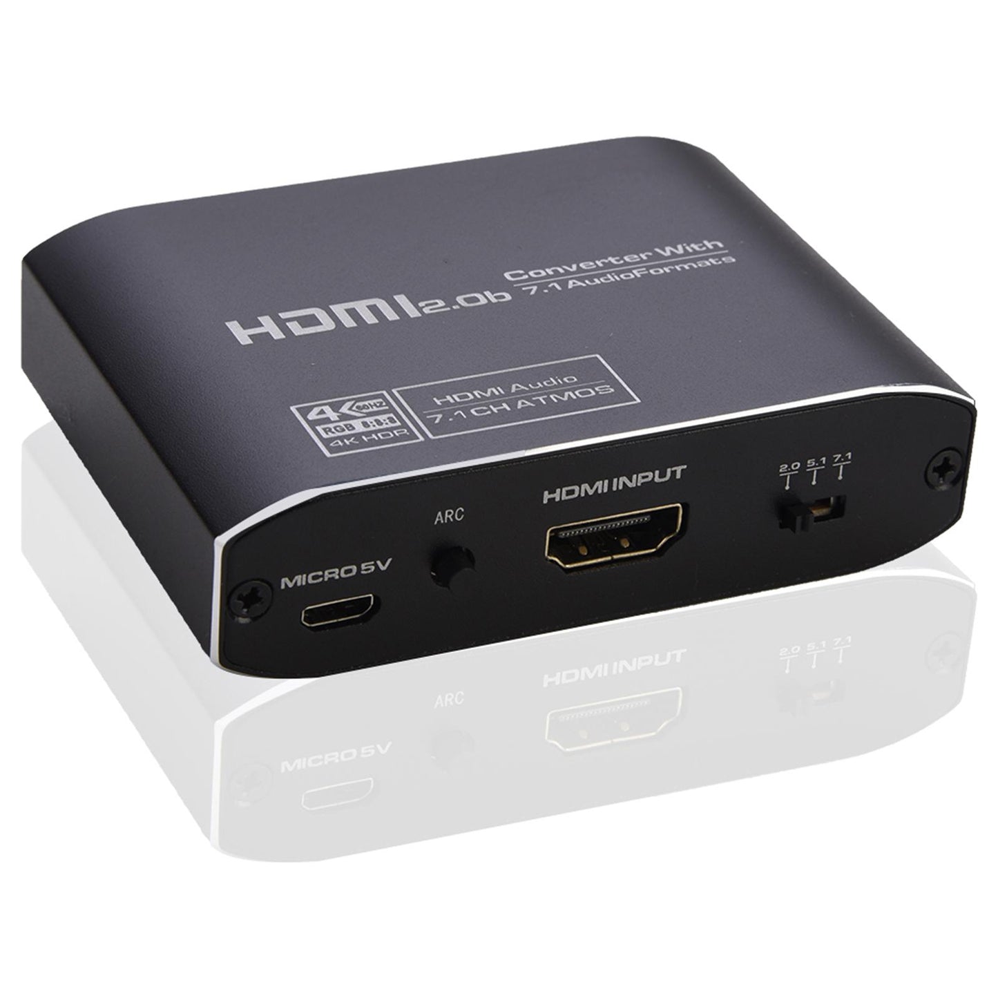 HDMI Audio Extractor Optical Toslink SPDIF 3.5mm Audio for Fire Stick PS5