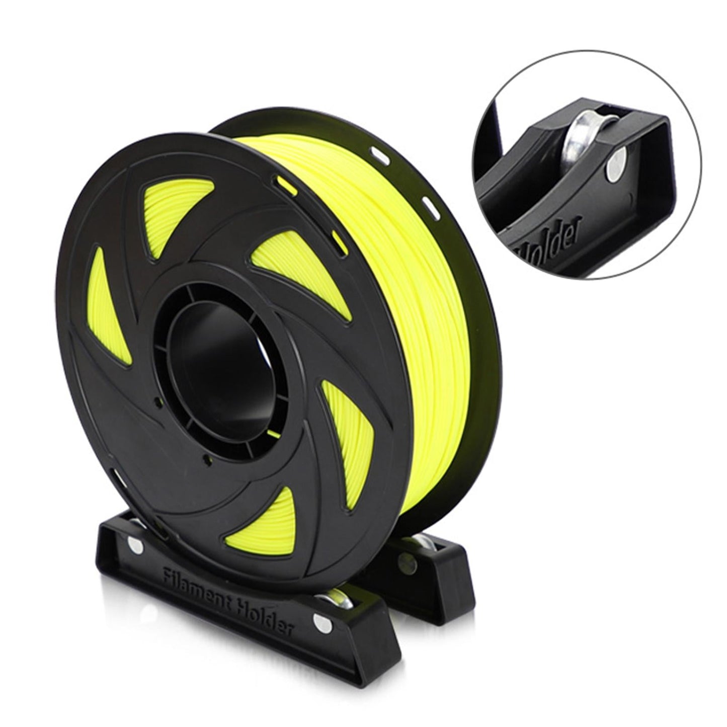 Filament Spool Holder Black for 3D Printing Materials All Filament Types