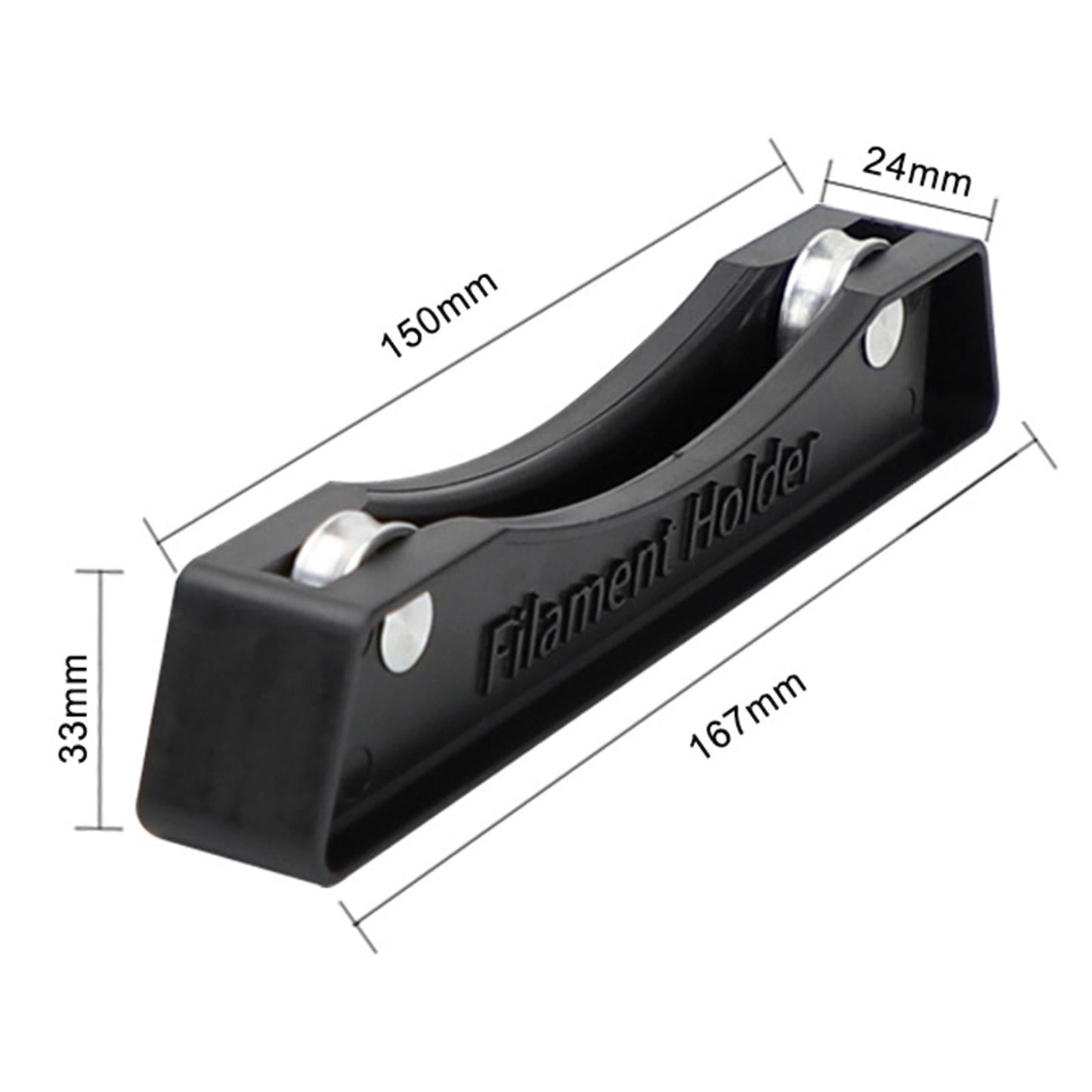 Filament Spool Holder Black for 3D Printing Materials All Filament Types