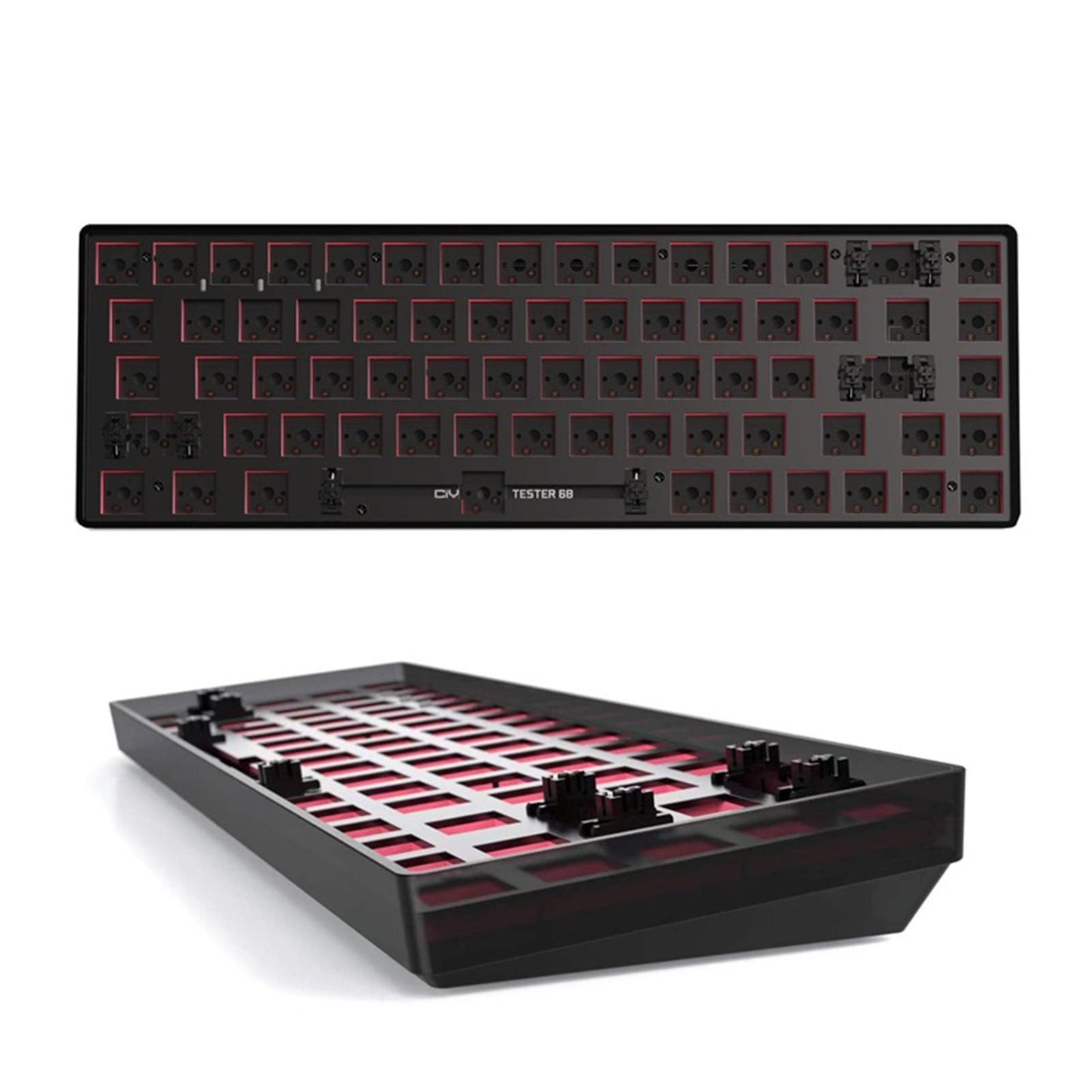 Tester68 Mechanical Keyboard Kits 2.4G/Bluetooth 5.0 black option 9