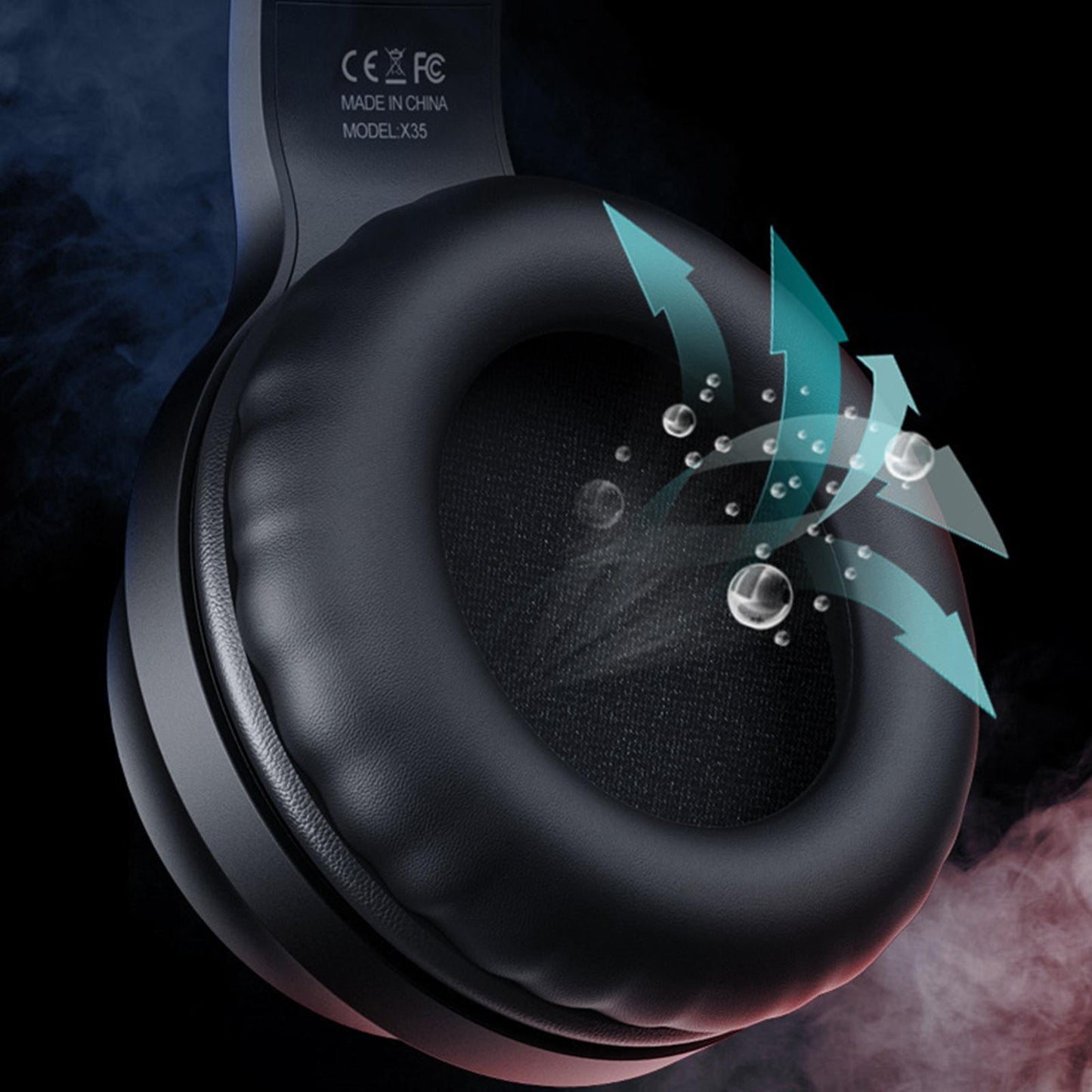 Wired Gaming Headset LED for   One PC Computer Laptop Multi platforms