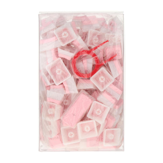 PBT Pudding Keycaps 108 KeysDoubleshot Keycap Set for PC Gaming Pink