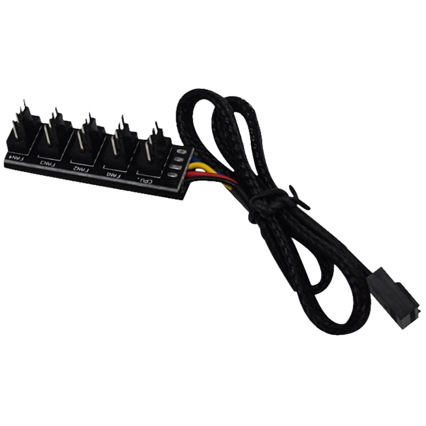 35cm 1 to 5 4-Pins PWM Fan CPU Hub 1 to 5 Way for Chasis Cooler Case Adapter