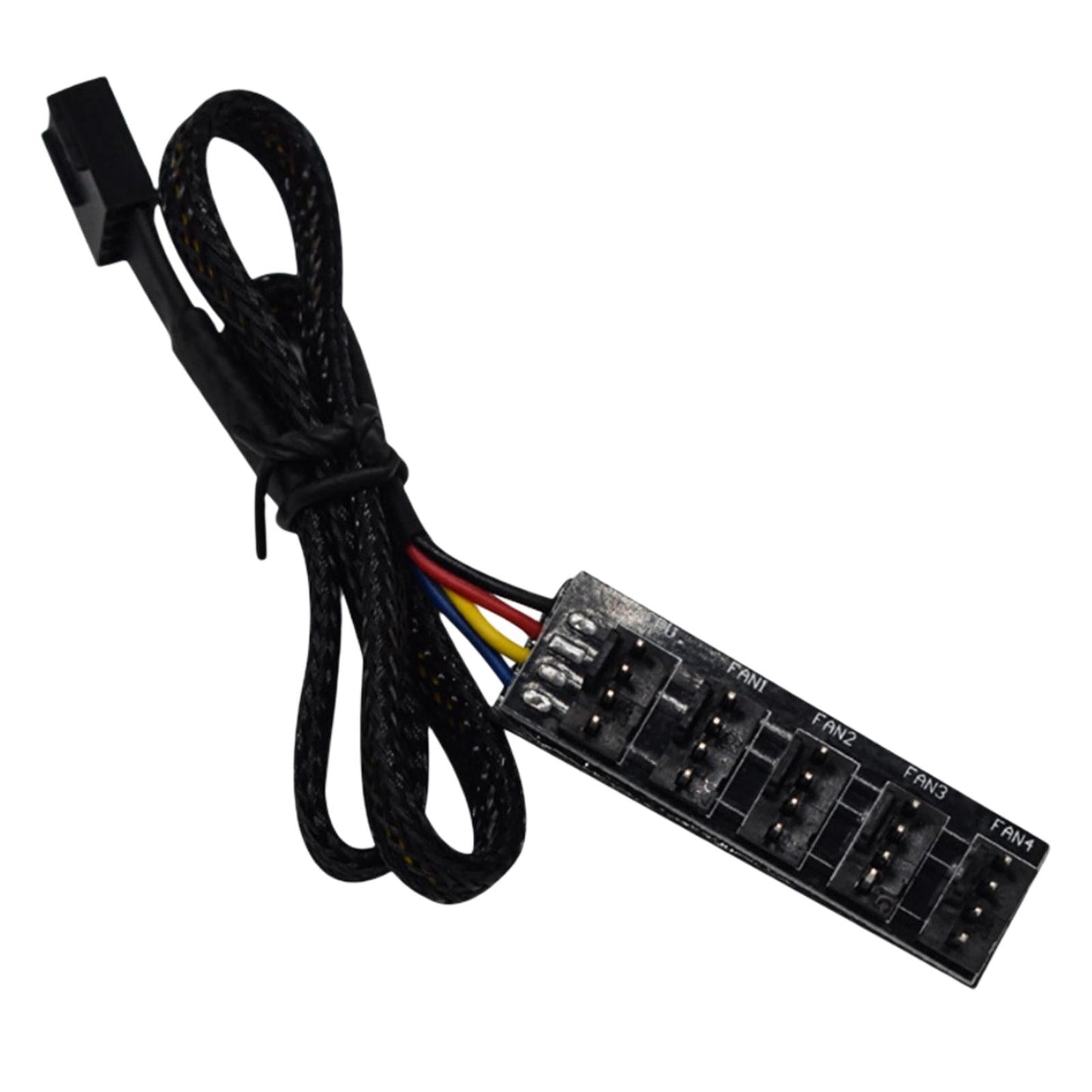 35cm 1 to 5 4-Pins PWM Fan CPU Hub 1 to 5 Way for Chasis Cooler Case Adapter