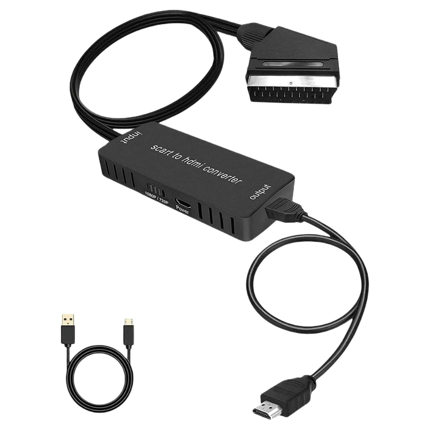 SCART to HDMI Adapter HD 1080P PC Home HDTV 720P/1080P DVD Player Switch