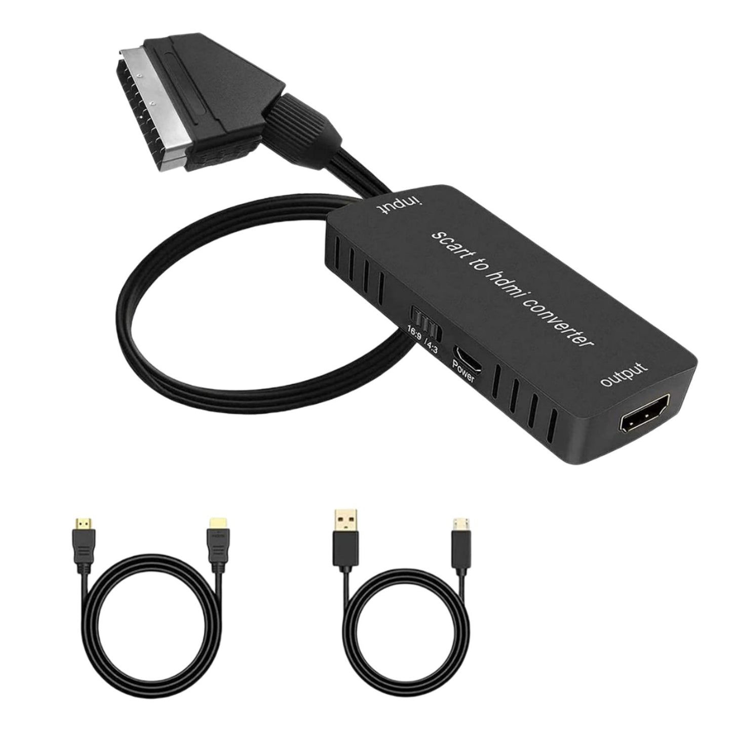 SCART to HDMI Adapter HD 1080P PC Home HDTV 720P/1080P DVD Player Switch