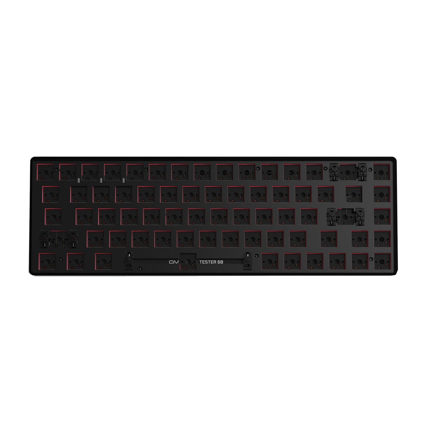 Mechanical Keyboard DIY Kit Hot-Swappable Shaft Base Axis for Windows PC Black