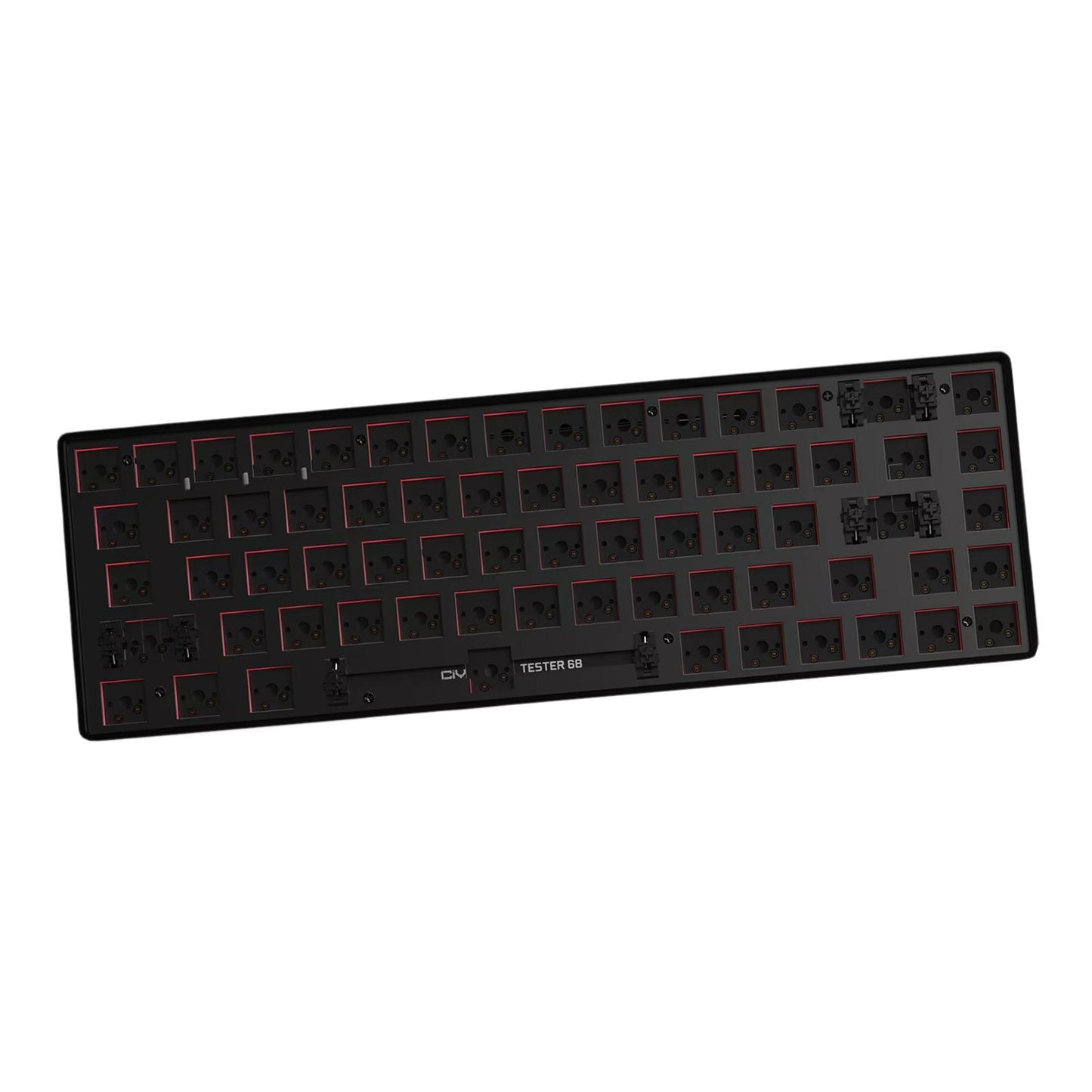 Mechanical Keyboard DIY Kit Hot-Swappable Shaft Base Axis for Windows PC Black