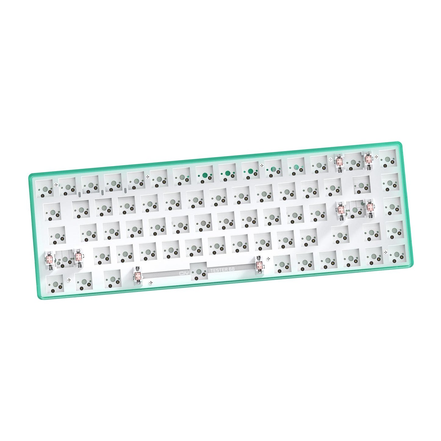 Mechanical Keyboard DIY Kit Hot-Swappable Shaft Base Axis for Windows PC Green